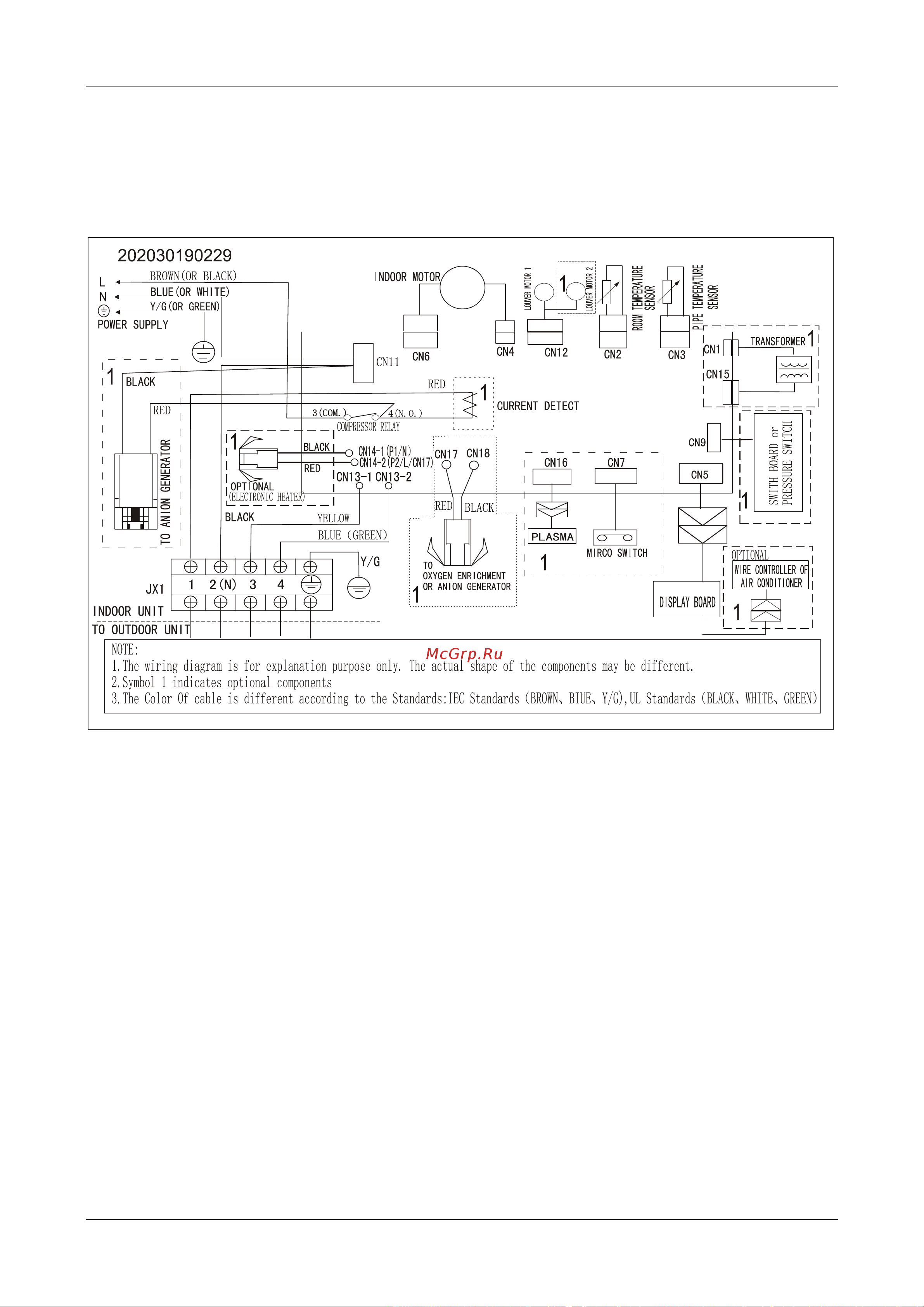 Midea MS11D-12HRN1 [26/56] Wiring diagram