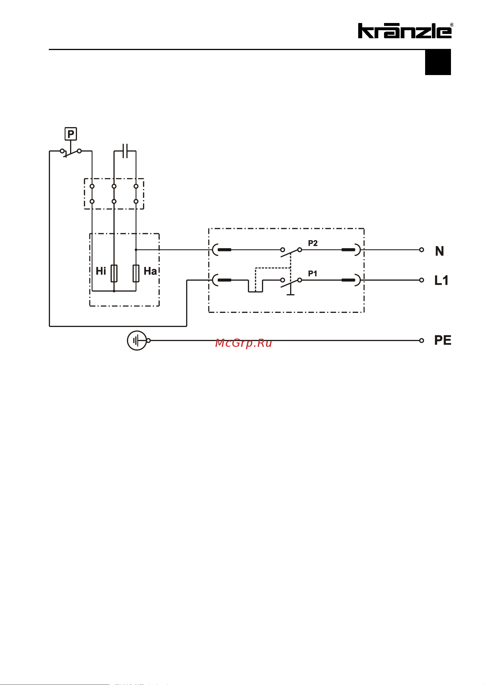 Kranzle 1152 TST [3/20] Schaltplan