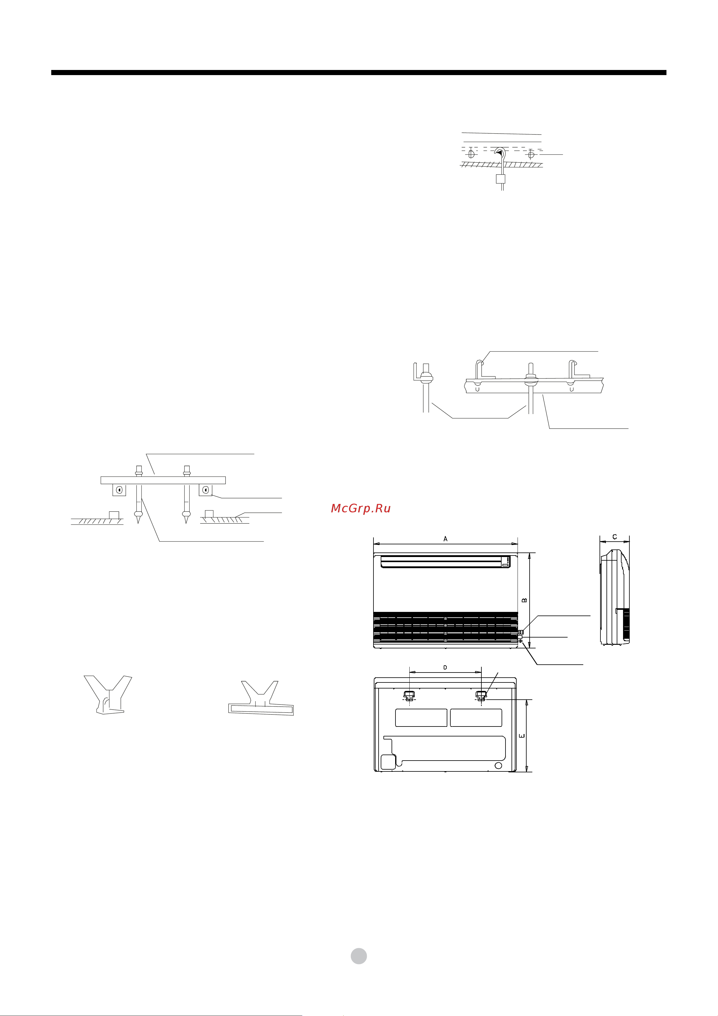 Midea M2OC1-18HRDN1 [18/28] Указания по монтажу