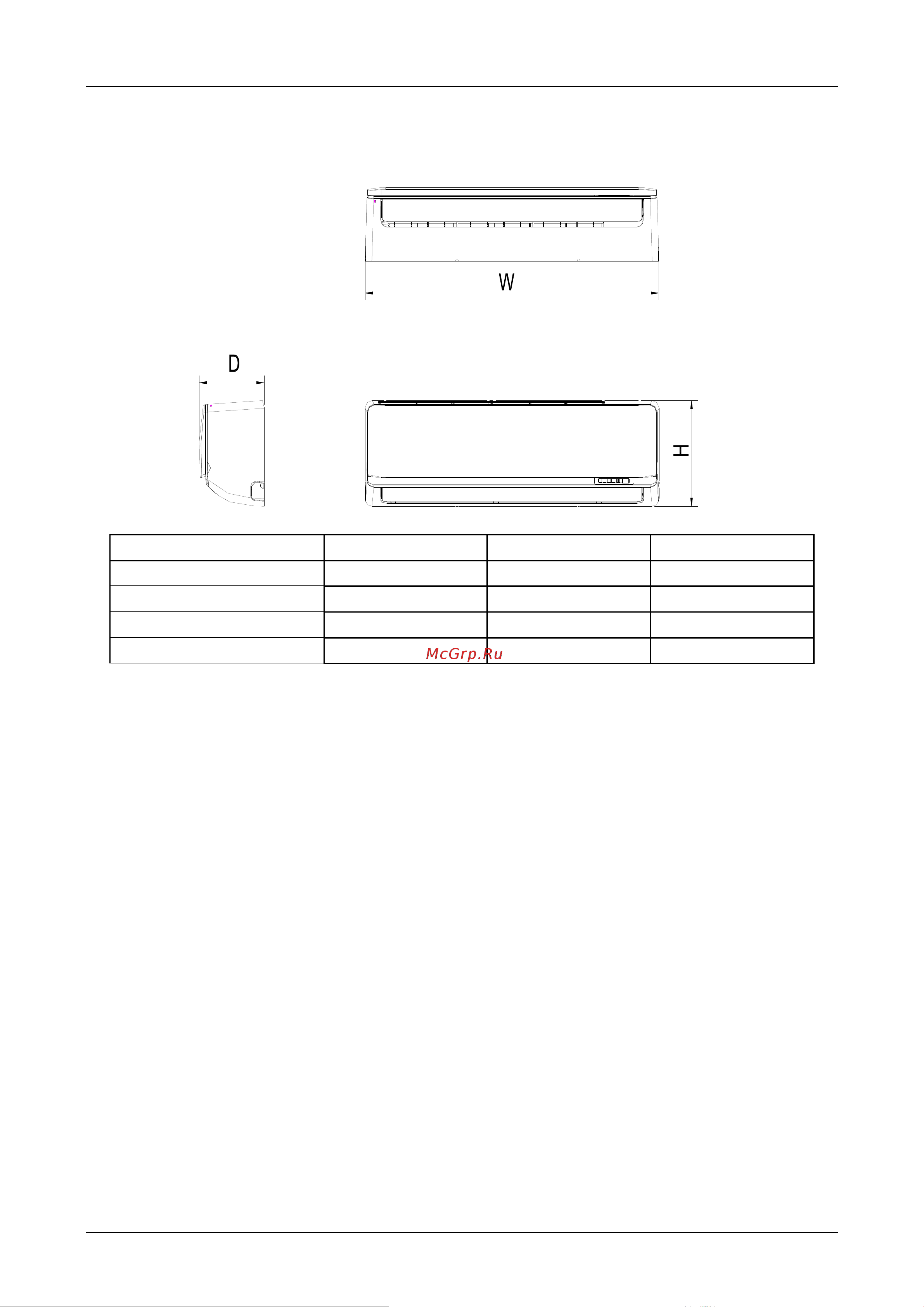 Midea MS11MU-12HRDN1 [14/64] Габариты