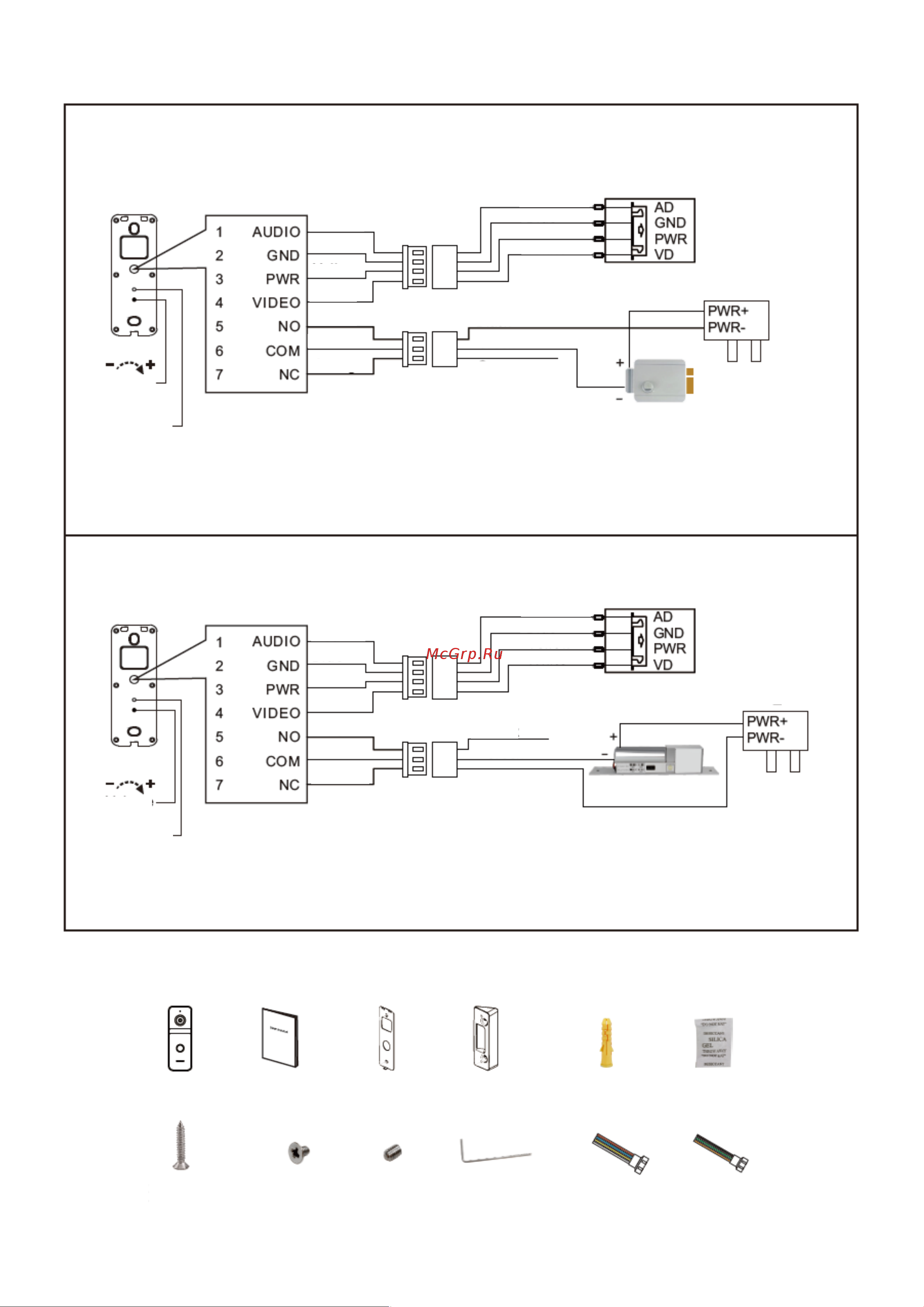 Accordtec AT-VD308N SL [2/4] Схемы подключения