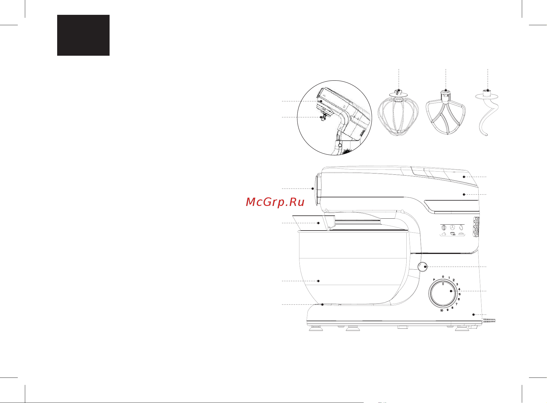 Brayer BR1502 [12/44] Küchenmaschine br1502