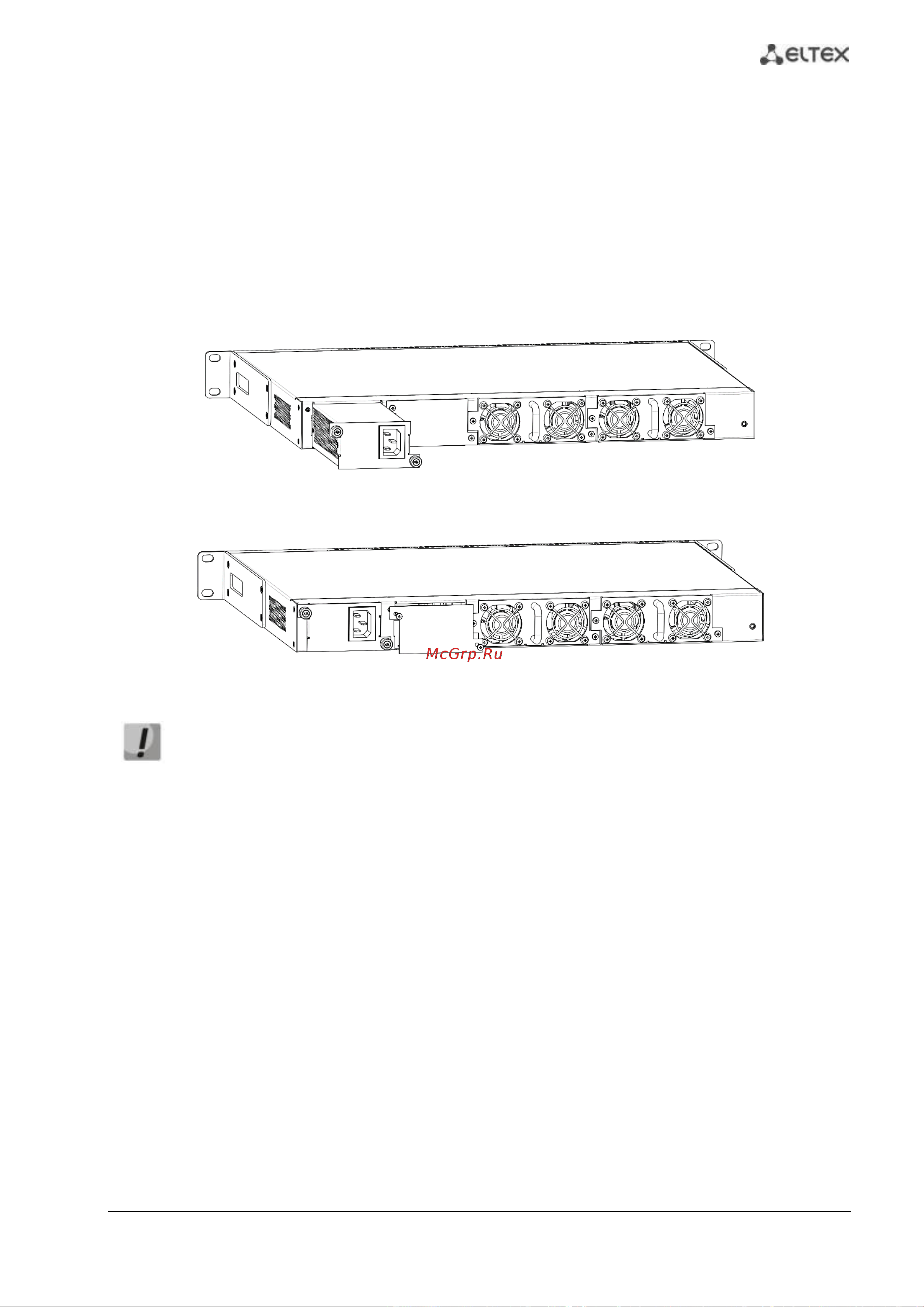 Eltex ESR-20 FSTEC [31/253] Установка модулей питания esr 1511 esr 1500