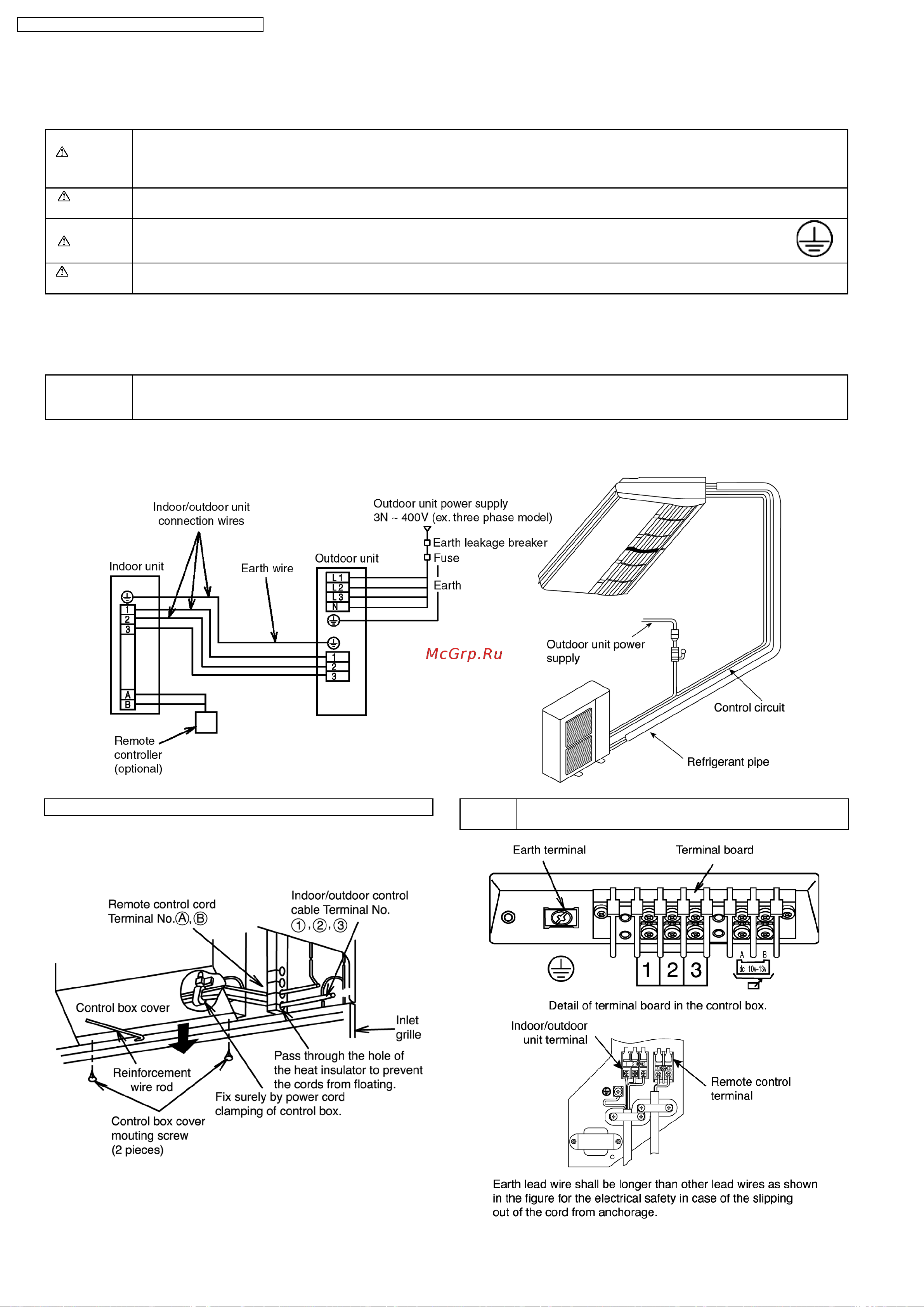 Panasonic CS-F28DTE5 / CU-L28DBE5 [42/108] Electrical wiring