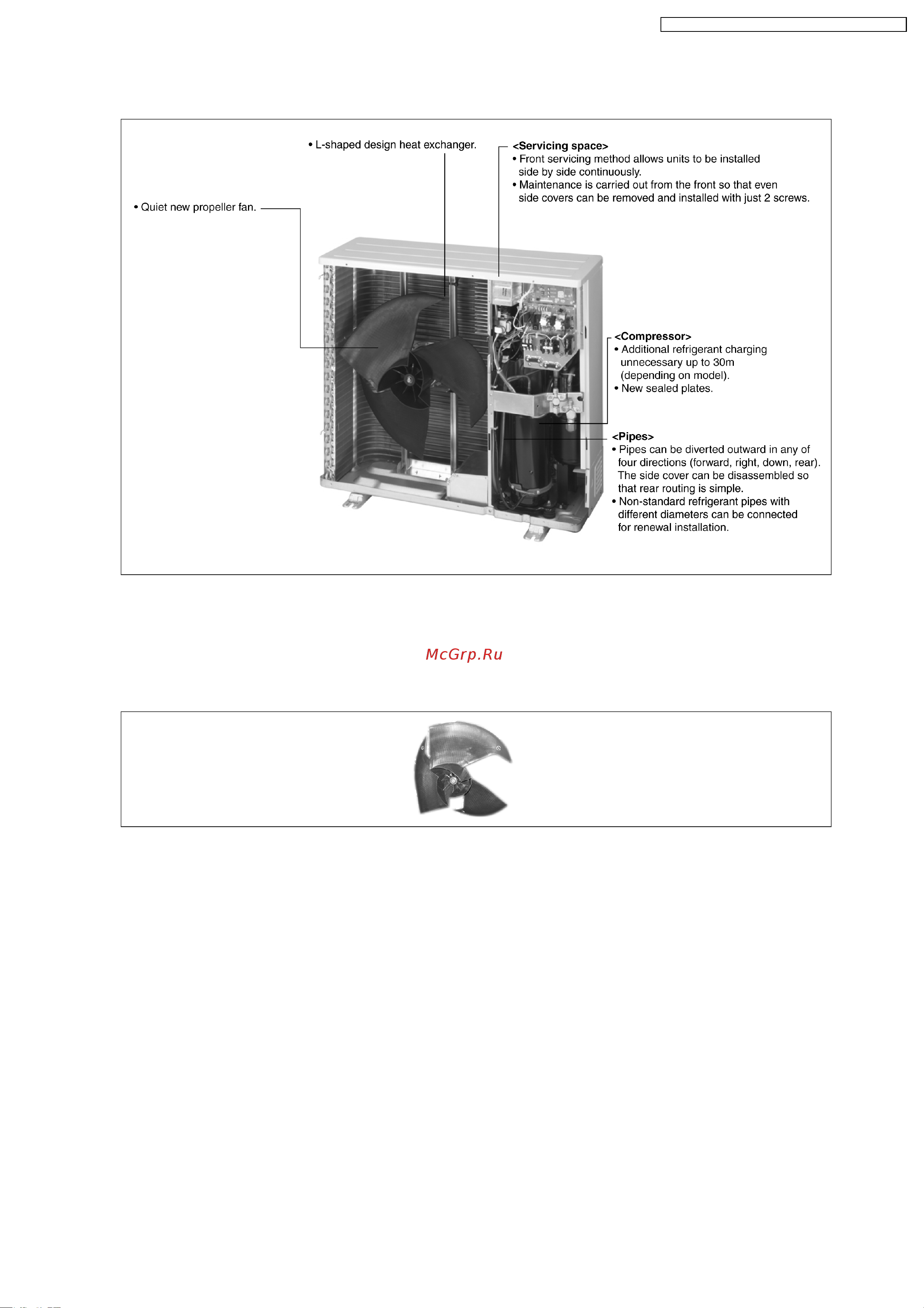 Panasonic CS-F28DTE5 / CU-L28DBE5 [7/108] Low noise outdoor units