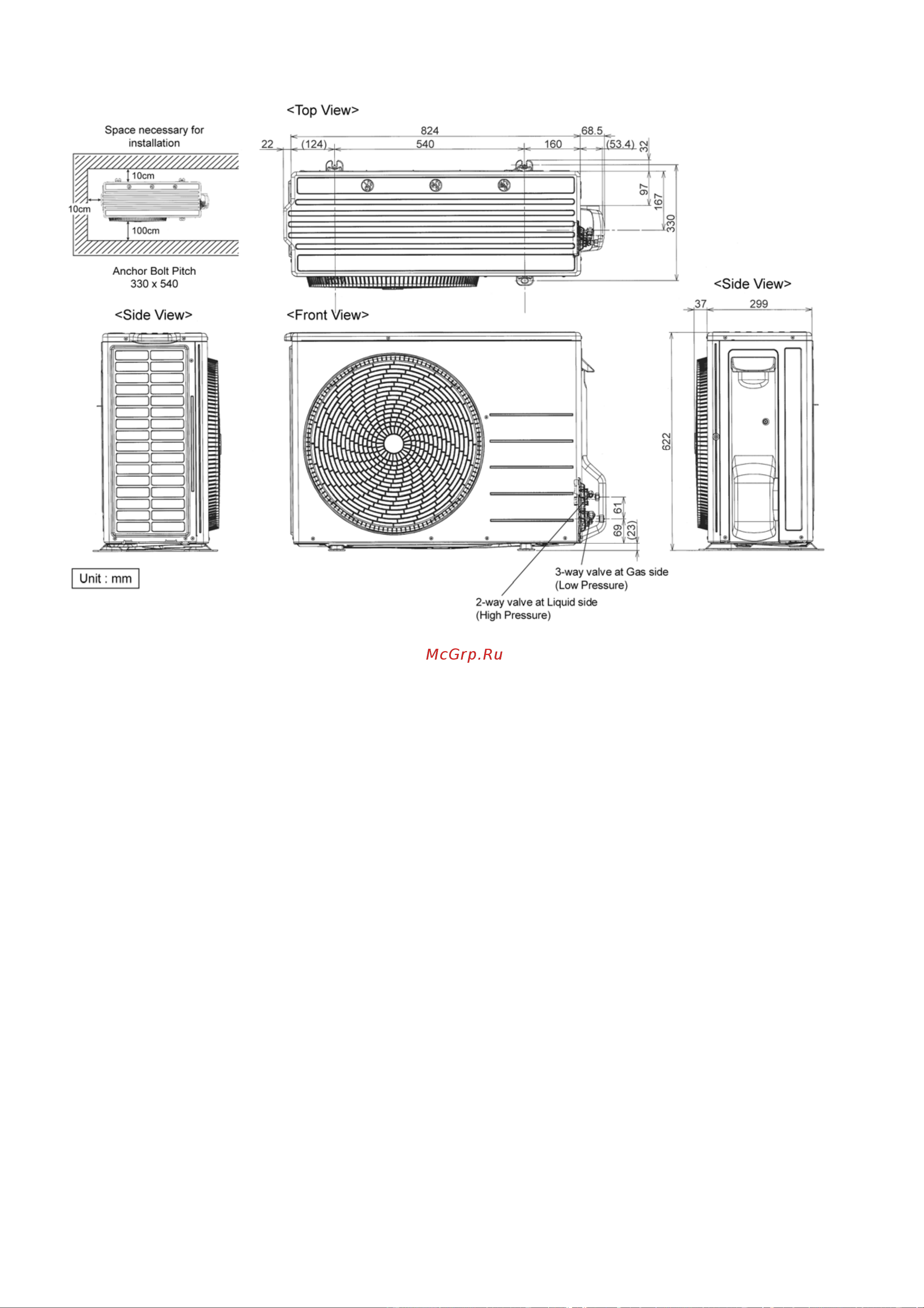 Panasonic CS-QE12NKE / CU-QE12NKE [14/117] Outdoor unit