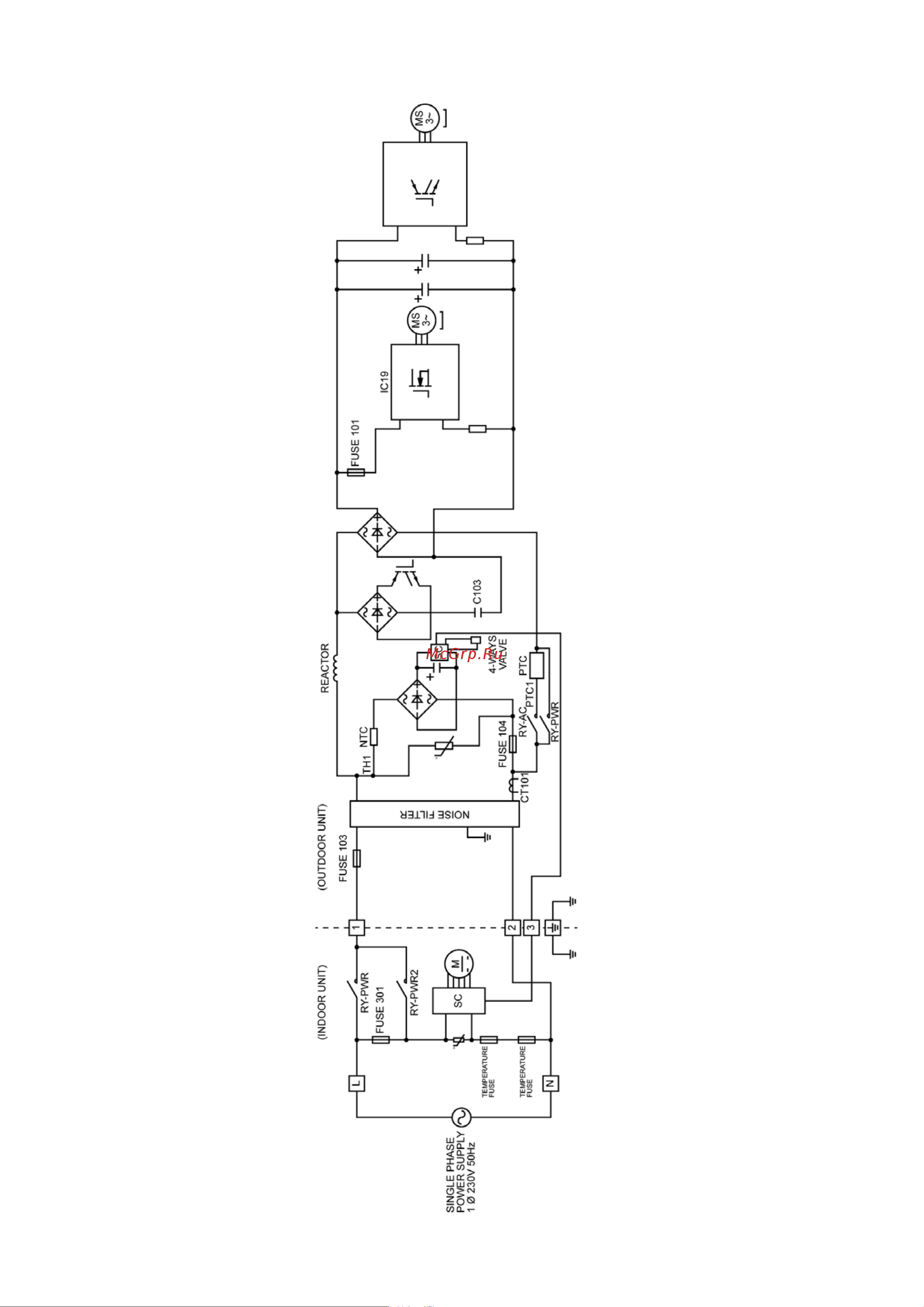 Panasonic CS-QE12NKE / CU-QE12NKE [16/117] Block diagram