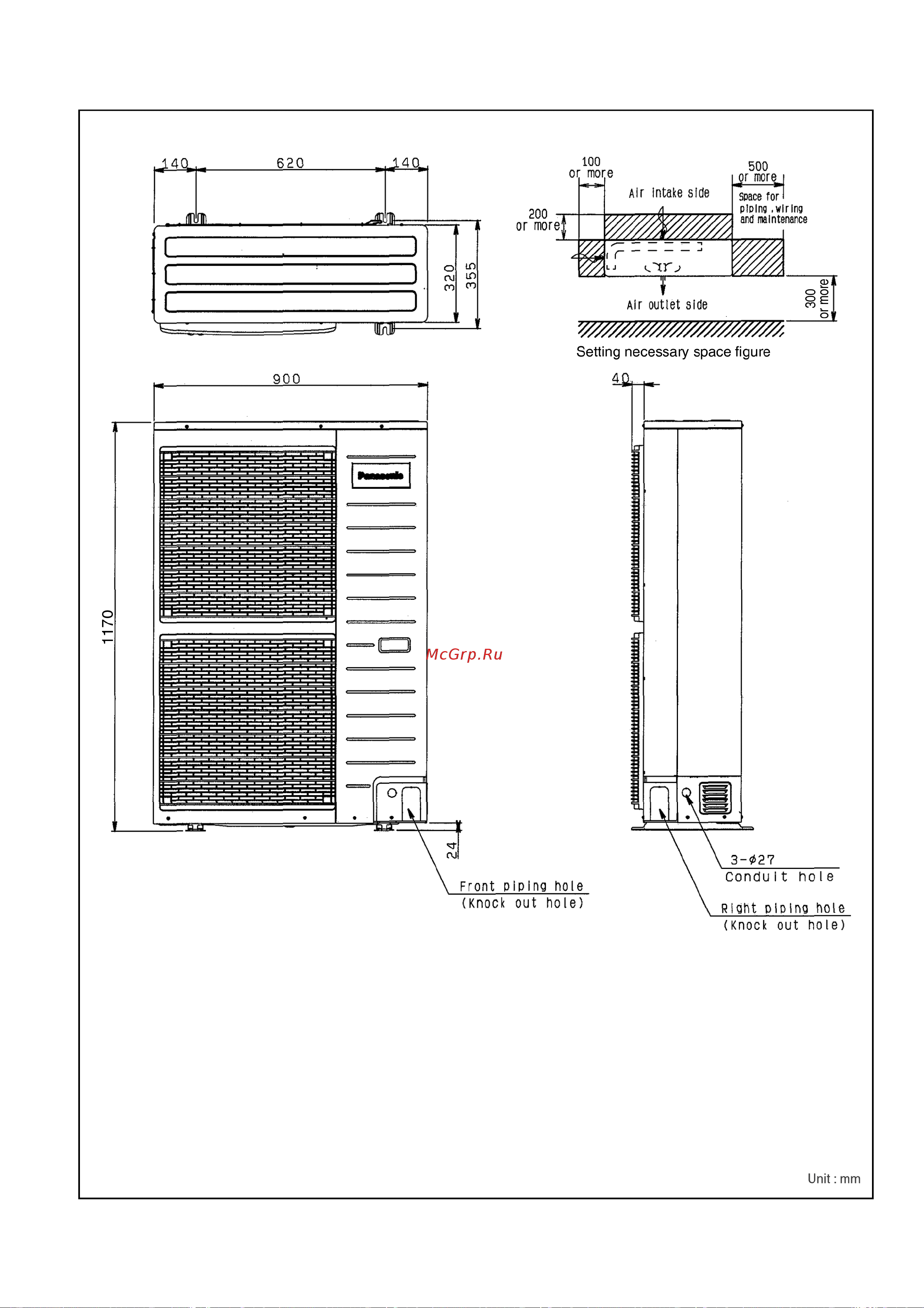 Panasonic CS-F28DD1E5 / CU-B28DBE8 Сервис мануал онлайн [17/147] 626950