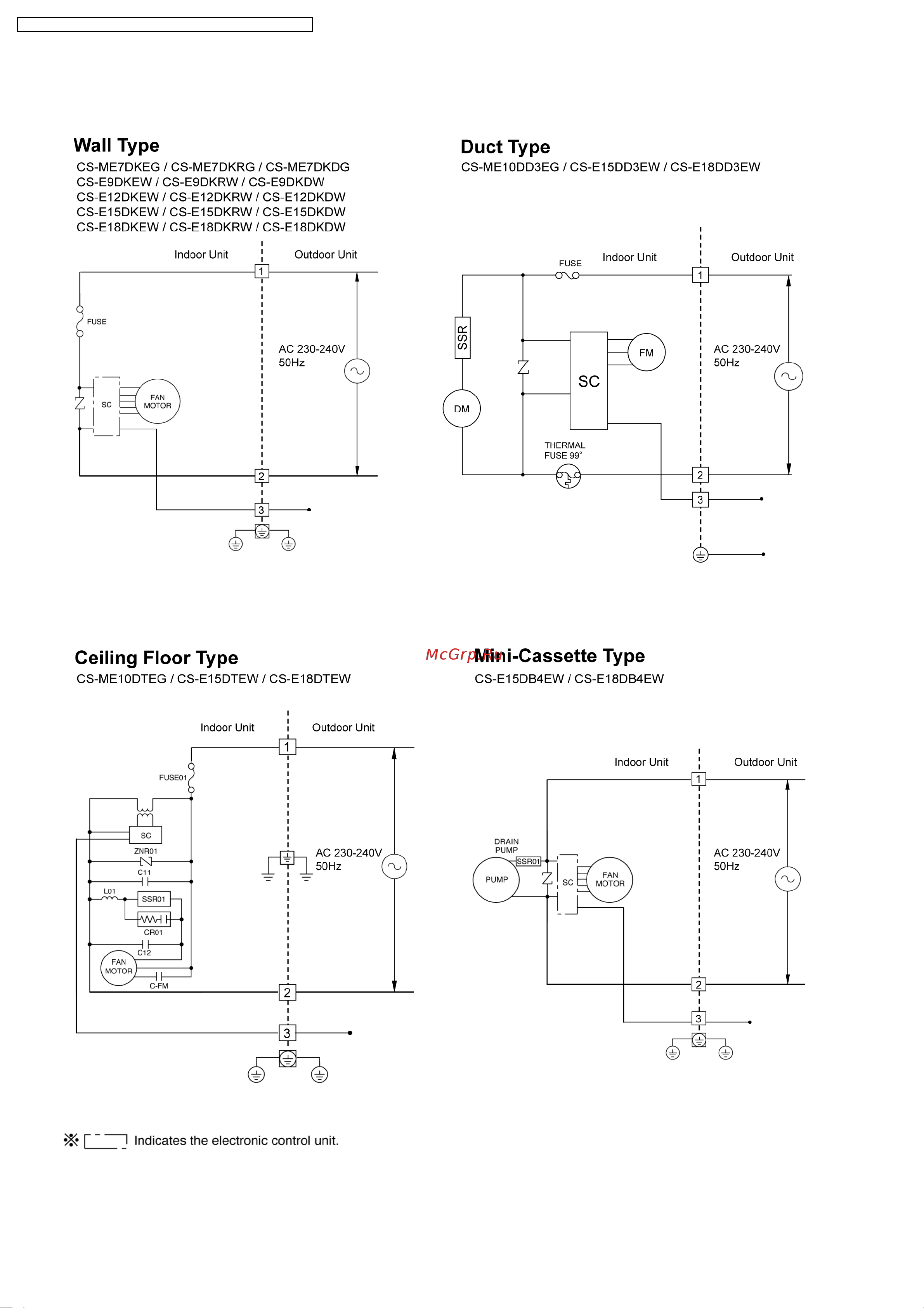 Panasonic CS-ME10DD3EG / CU-3E23CBPG Сервис мануал онлайн [32/200] 627172