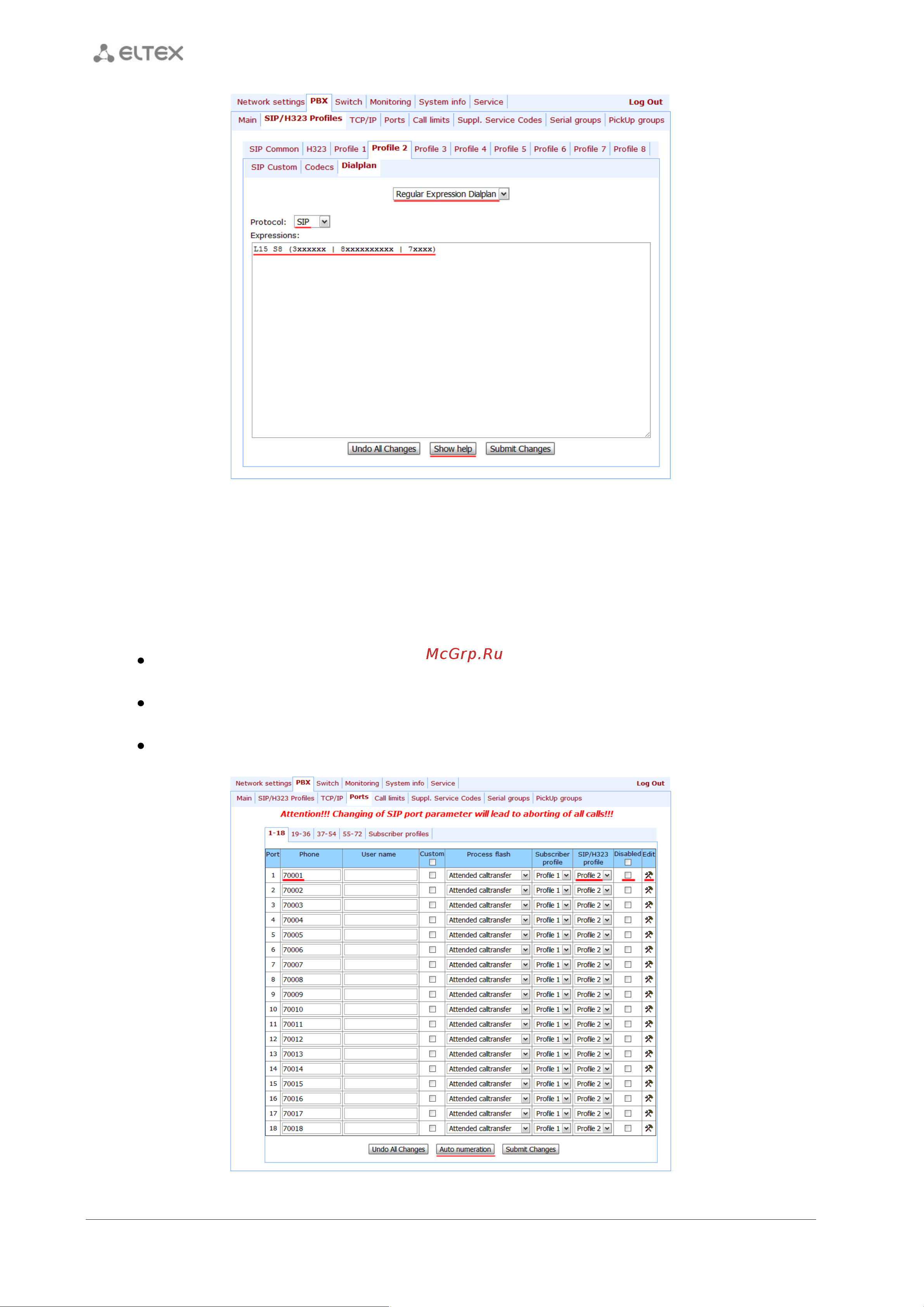Eltex TAU-32M.IP-S Руководство по настройке TAU_32M для работы с программной АТС Asterisk онлайн [6/10] 625398