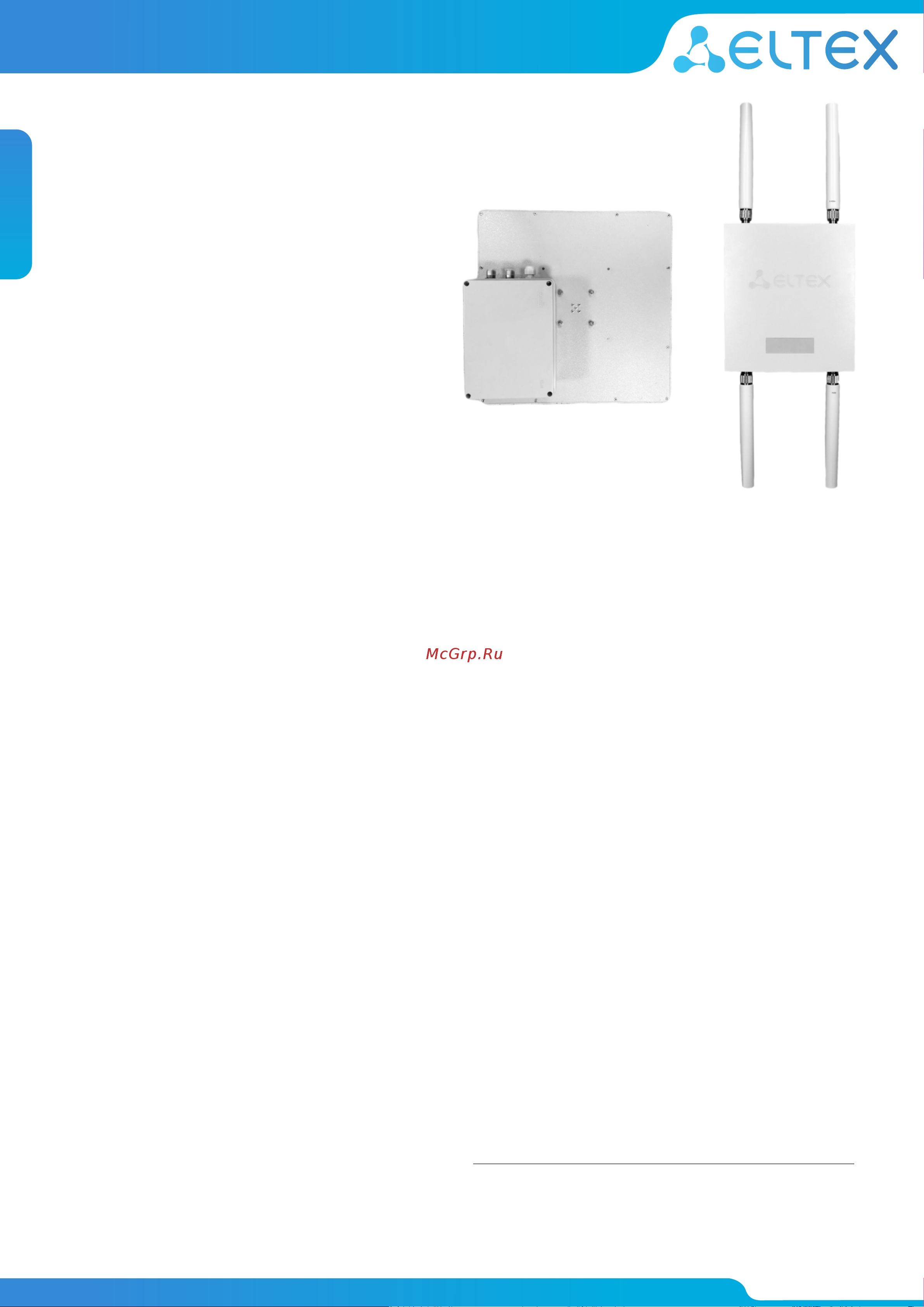 Eltex WB-11P-2SIM Краткое техническое описание онлайн