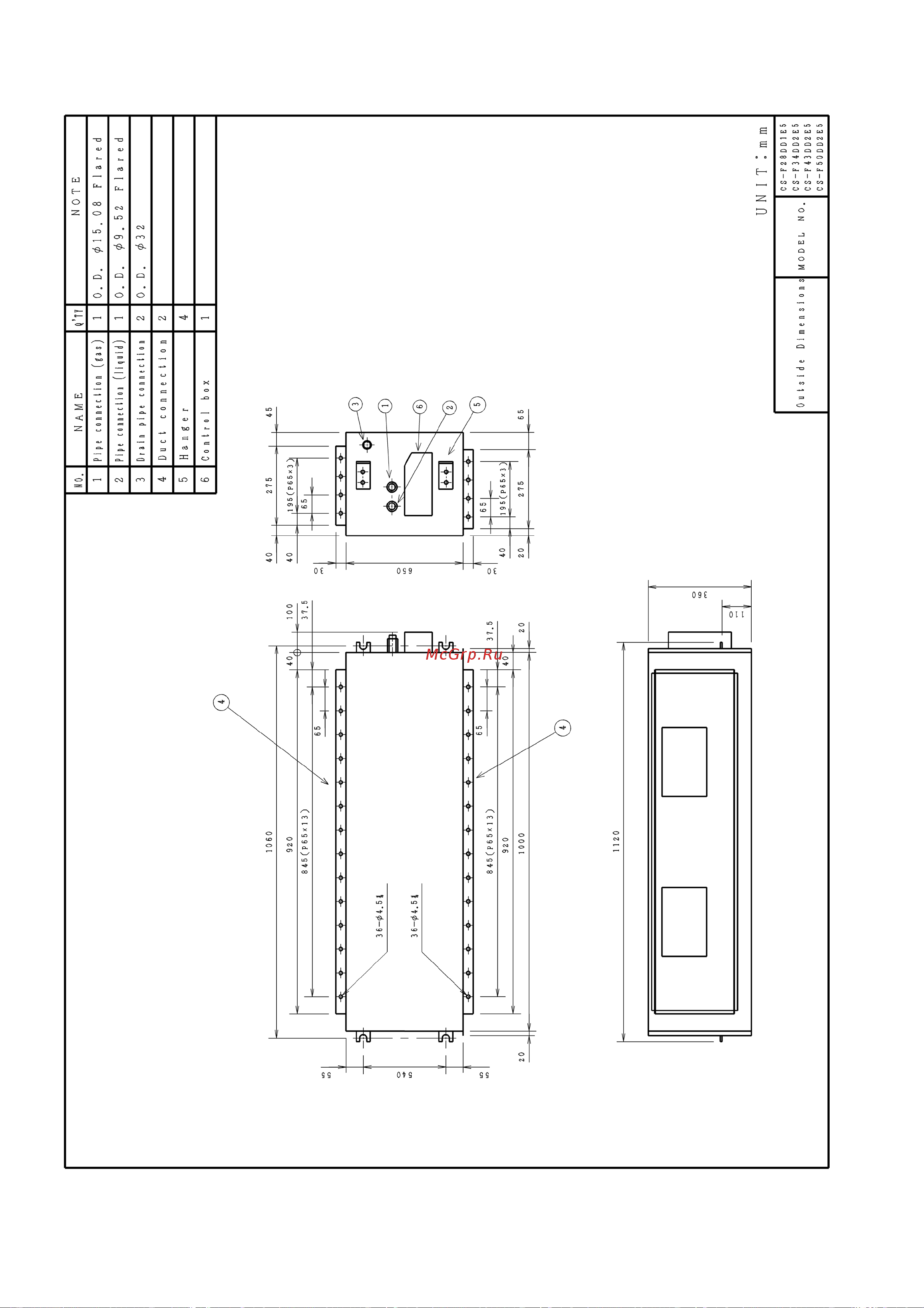 Panasonic CS-F43DD2E5 / CU-B43DBE8 Сервис мануал онлайн [14/145] 627242
