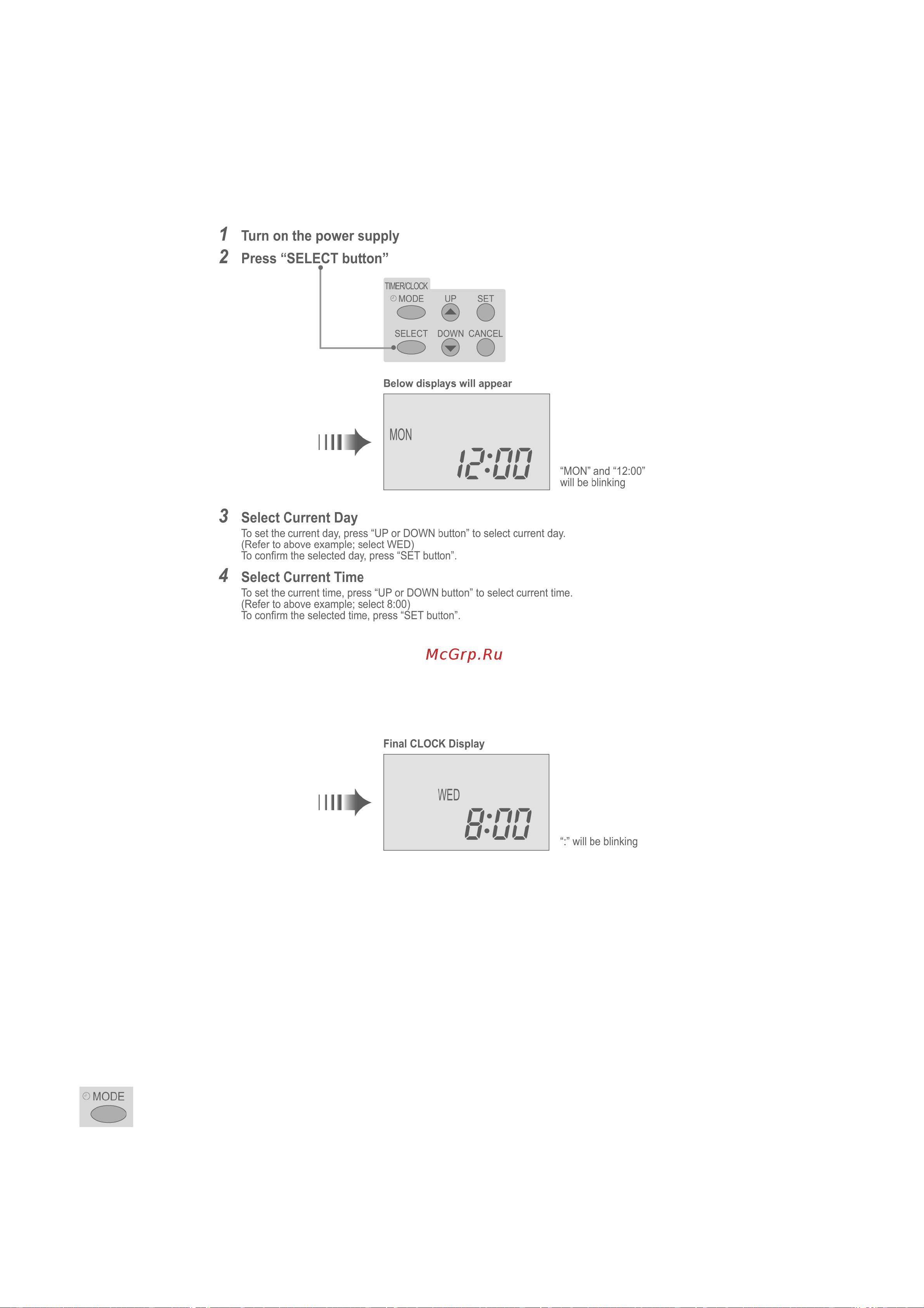 Panasonic CS-F43DD3E5 [29/148] How to set remote control day and time