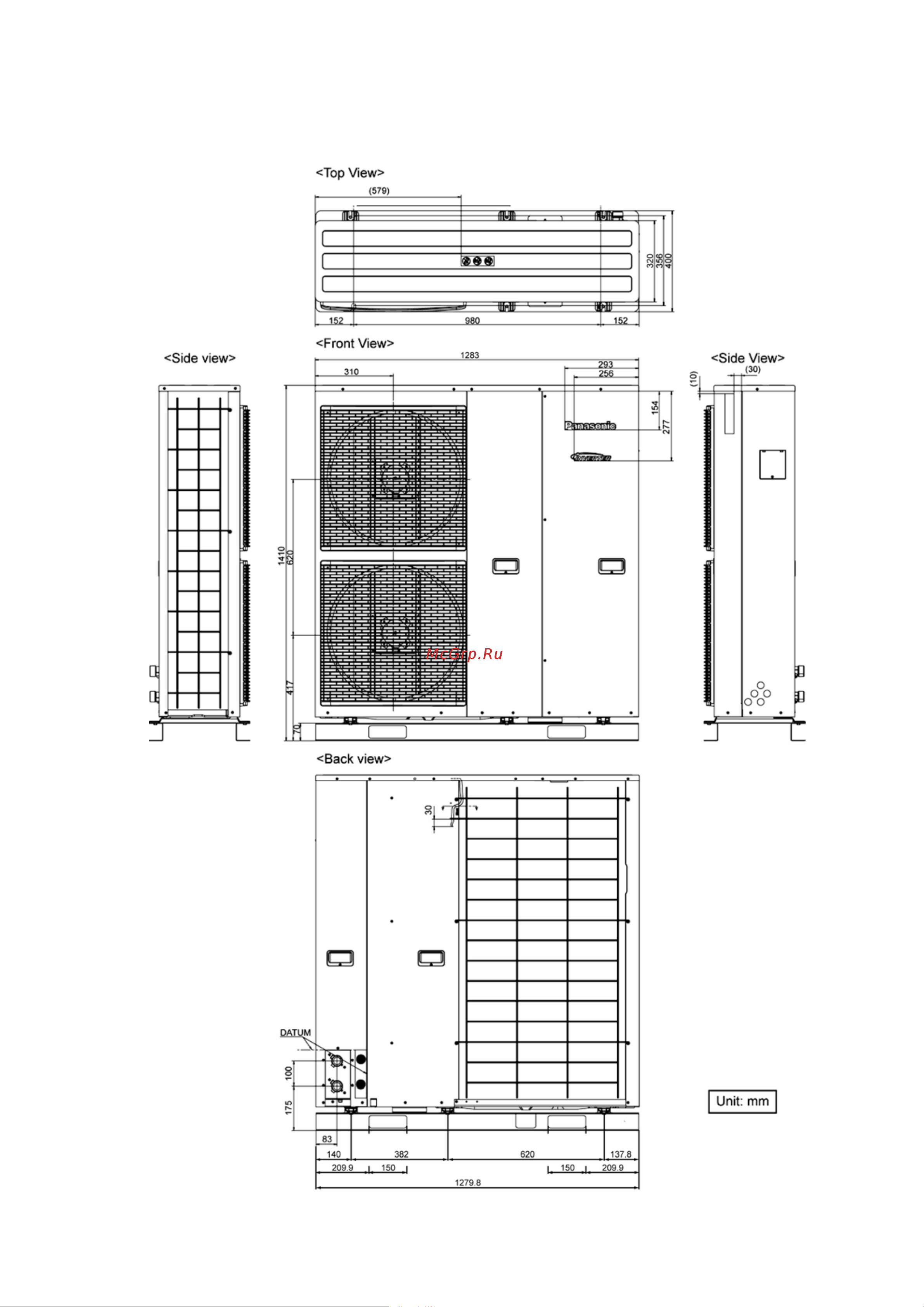 Panasonic WH-MDF12C9E8 [21/125] Monobloc unit