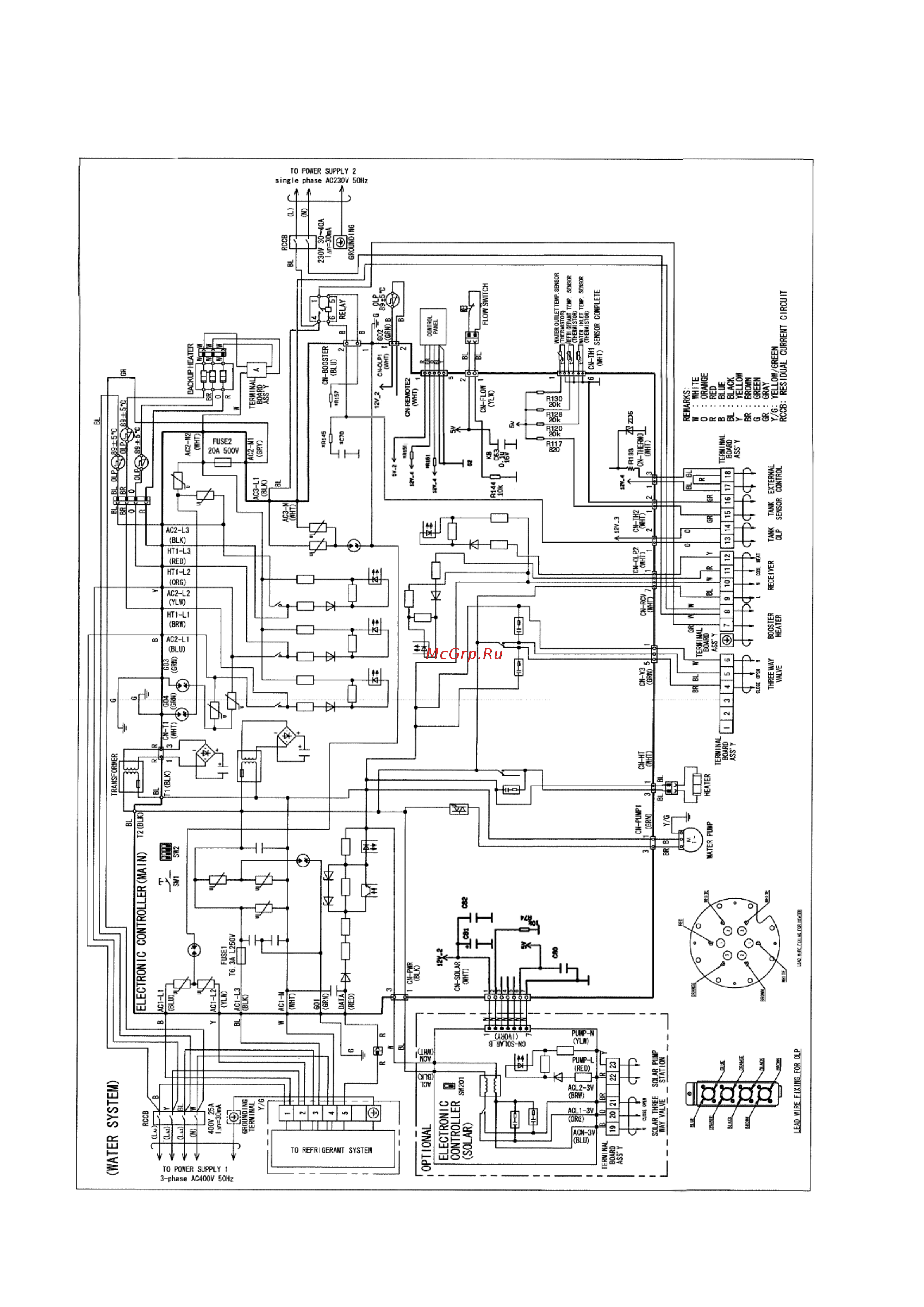 Panasonic WH-MDF12C9E8 [30/125] Electronic circuit diagram