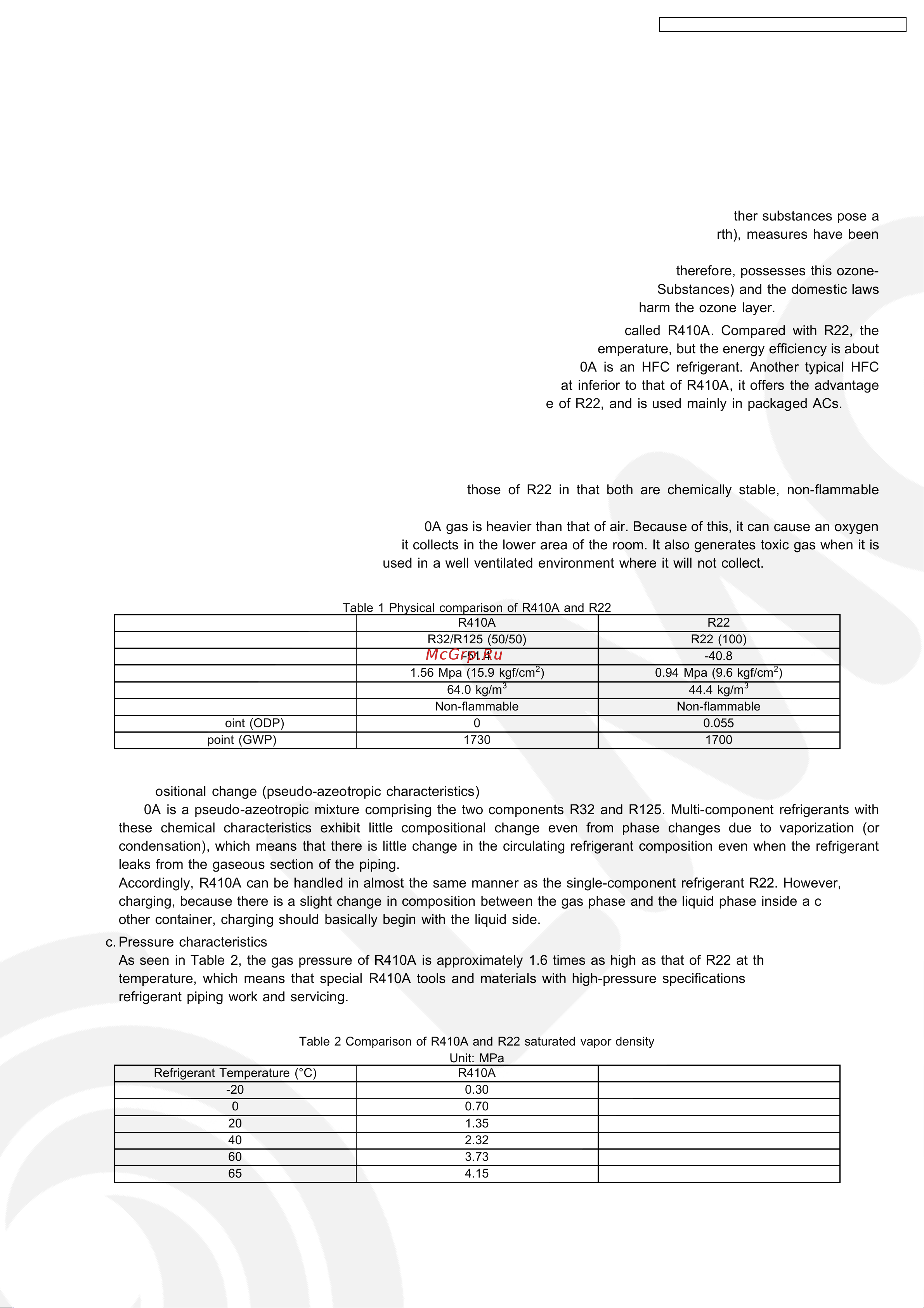 Panasonic CU-XE9CKE [71/110] Installation and servicing air conditioner using r410a