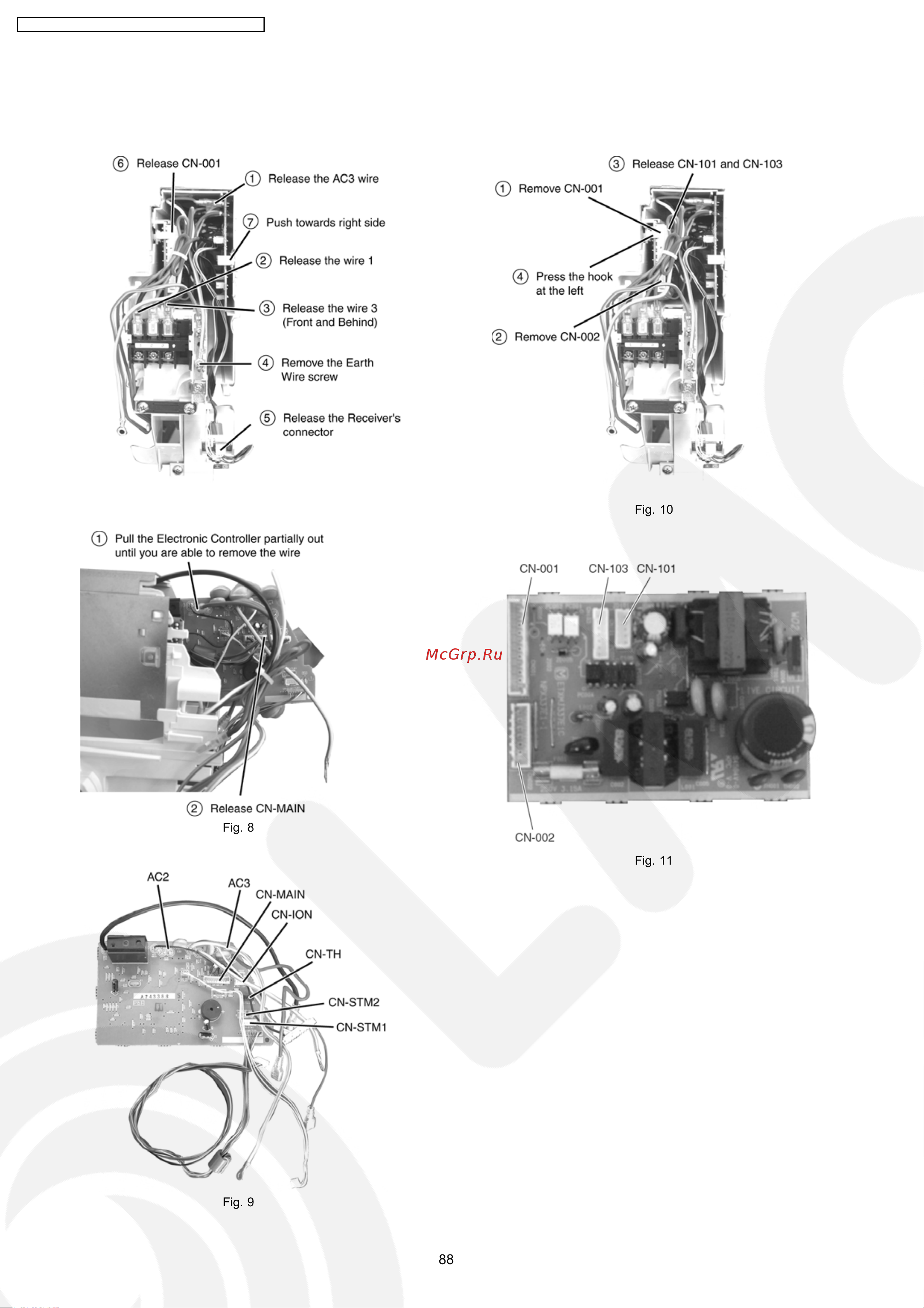 Panasonic CU-XE9CKE [88/110] Indoor electronic controller removal procedures
