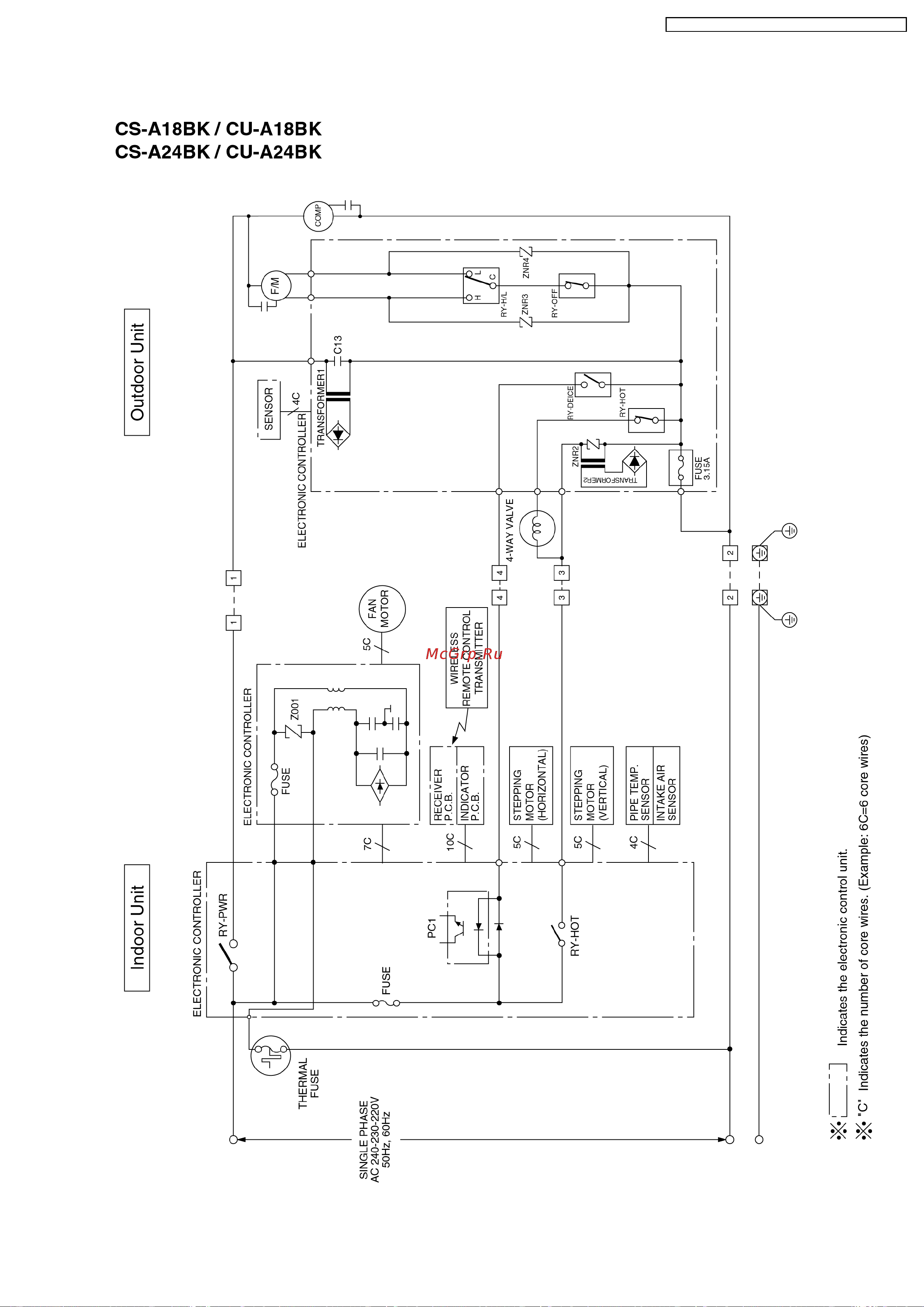 Panasonic CS-A24BKP Сервис мануал онлайн [15/82] 625643