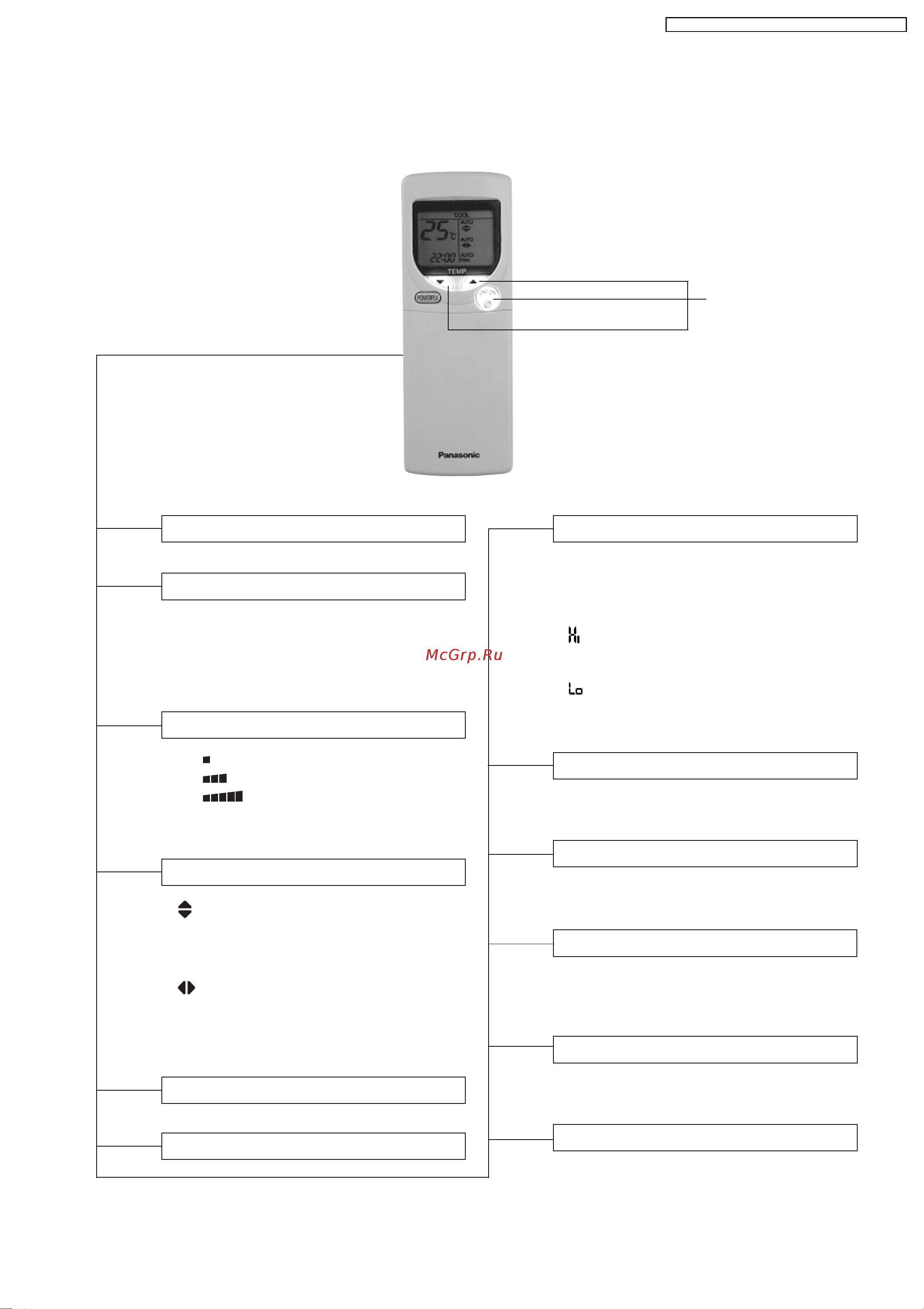 Panasonic CS-A18BKP / CU-A18BKP5 [3/82] Remote control