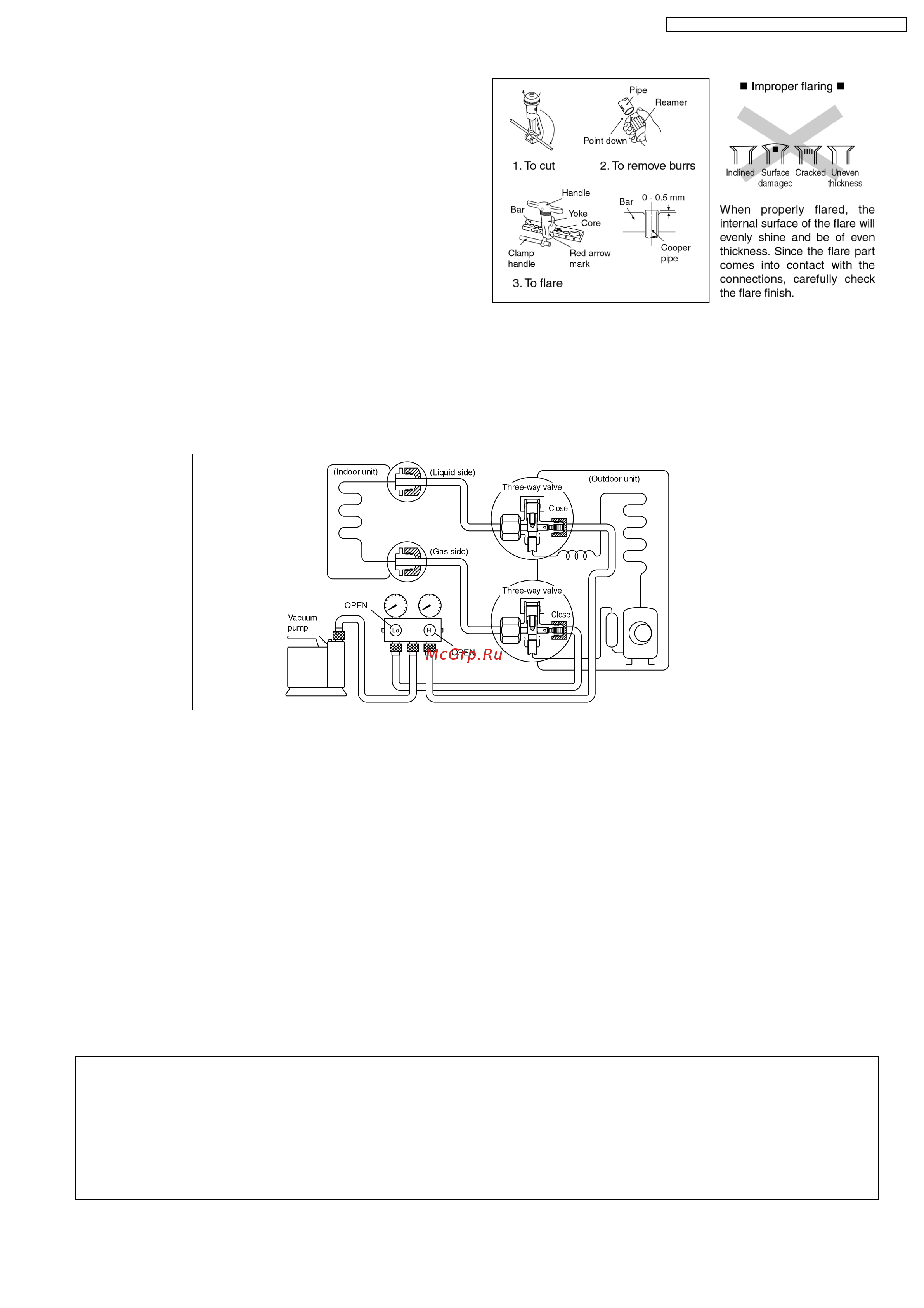 Panasonic CS-A18BKP / CU-A18BKP5 [45/82] A evacuation of the equipment for europe oceania destination