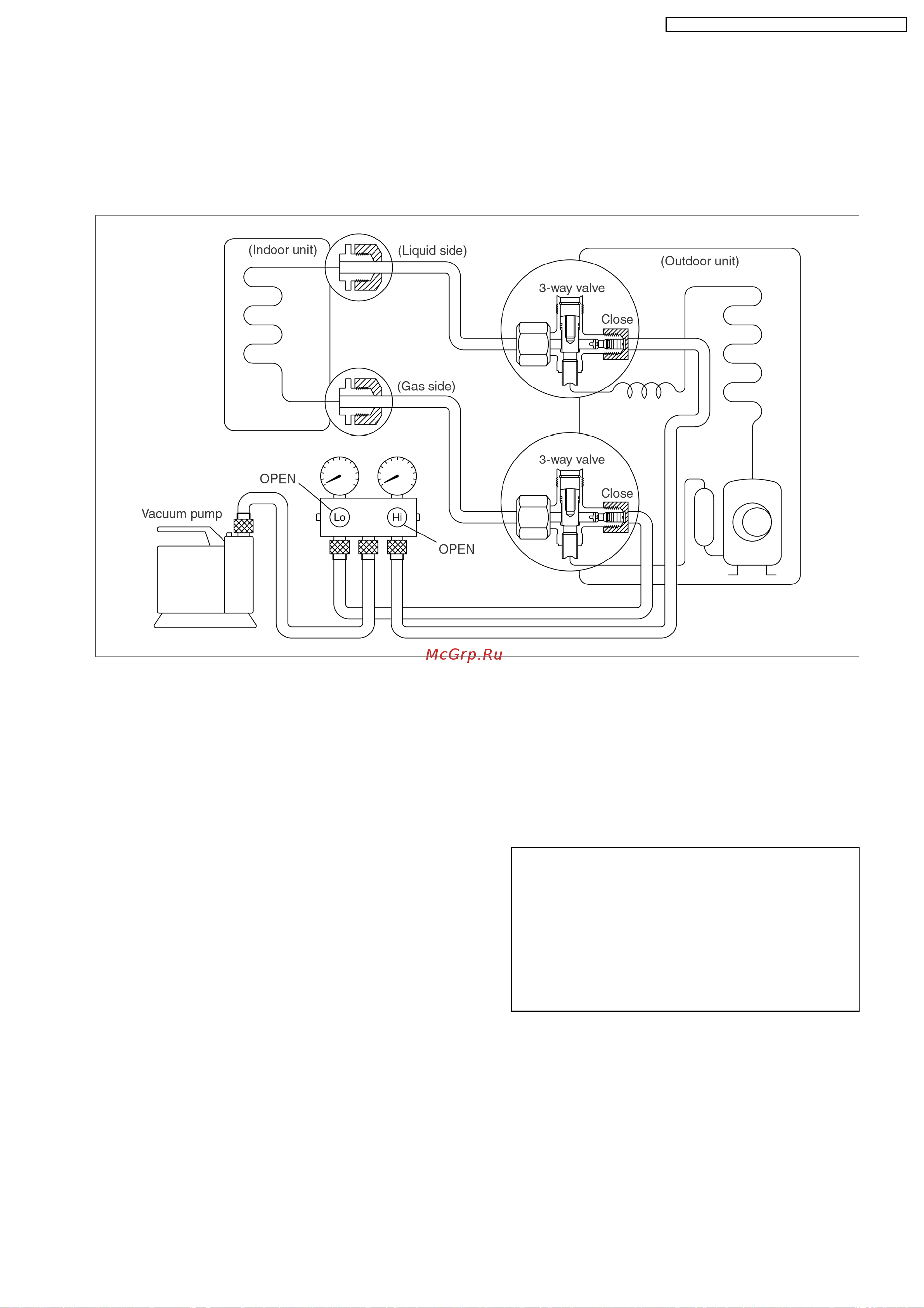 Panasonic CS-A18BKP / CU-A18BKP5 [51/82] Evacuation of re installation