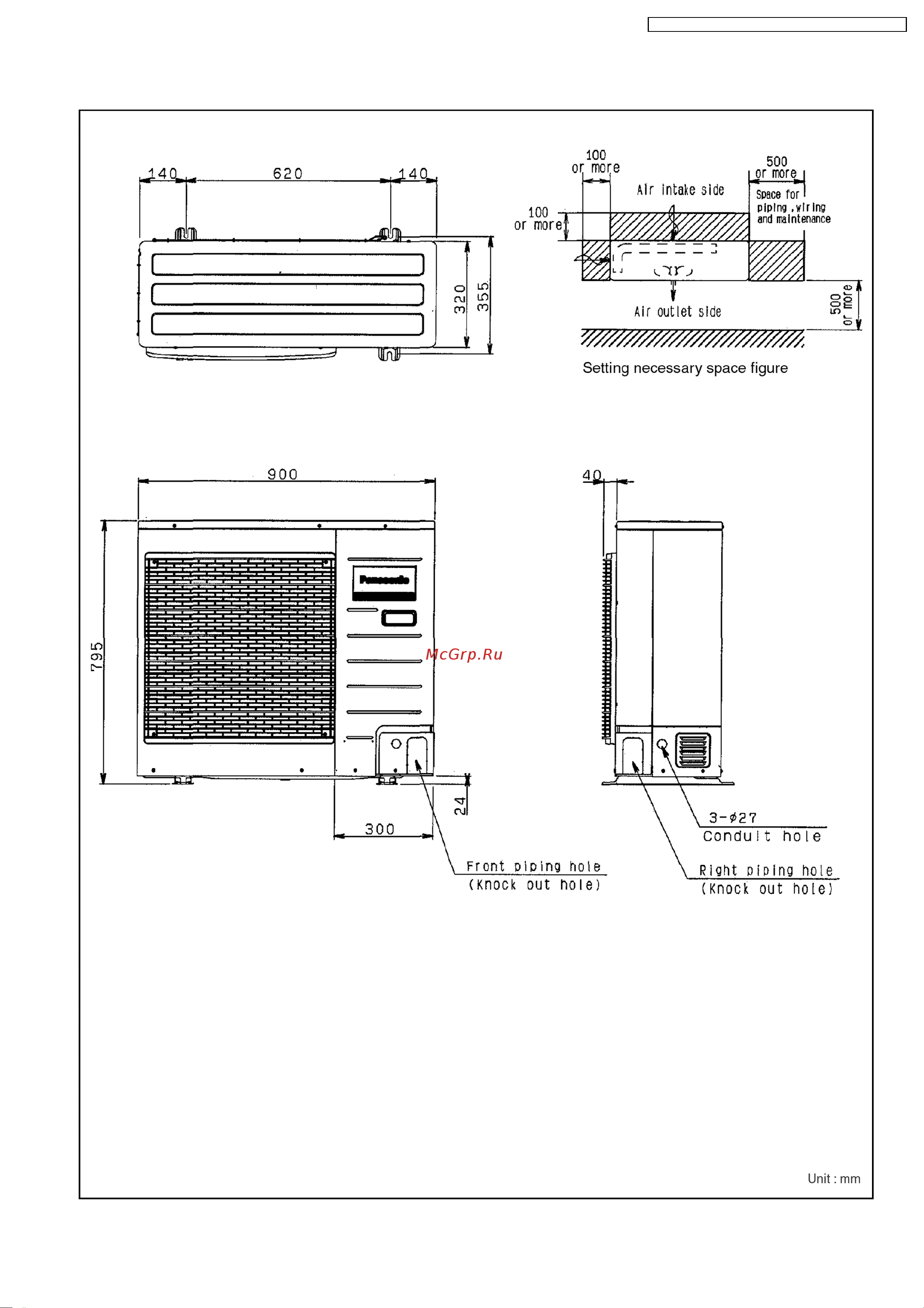 Panasonic CS-F28DB4E5 Сервис мануал онлайн [15/112] 77168