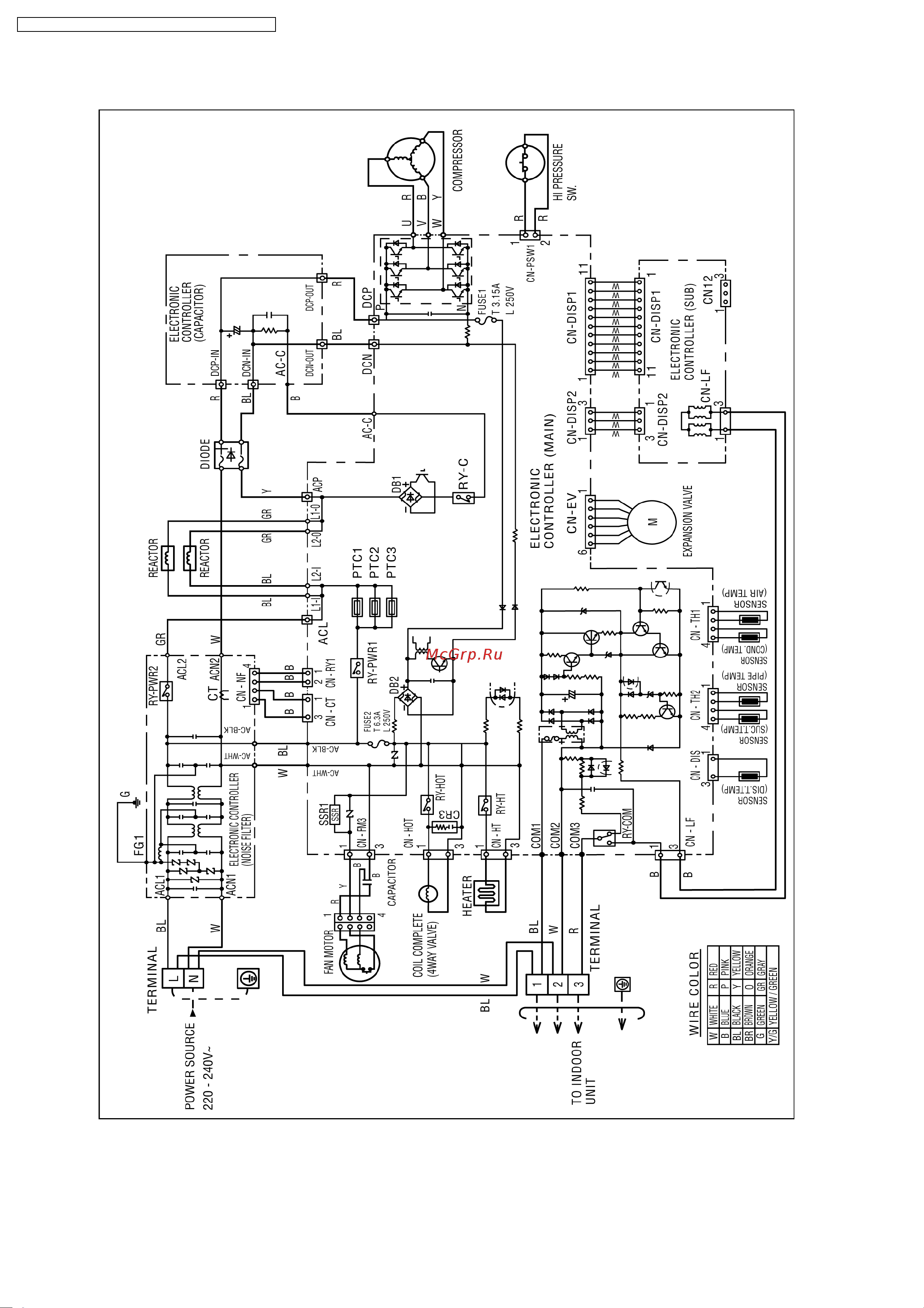 Panasonic CS-F28DB4E5 Сервис мануал онлайн [20/112] 77168