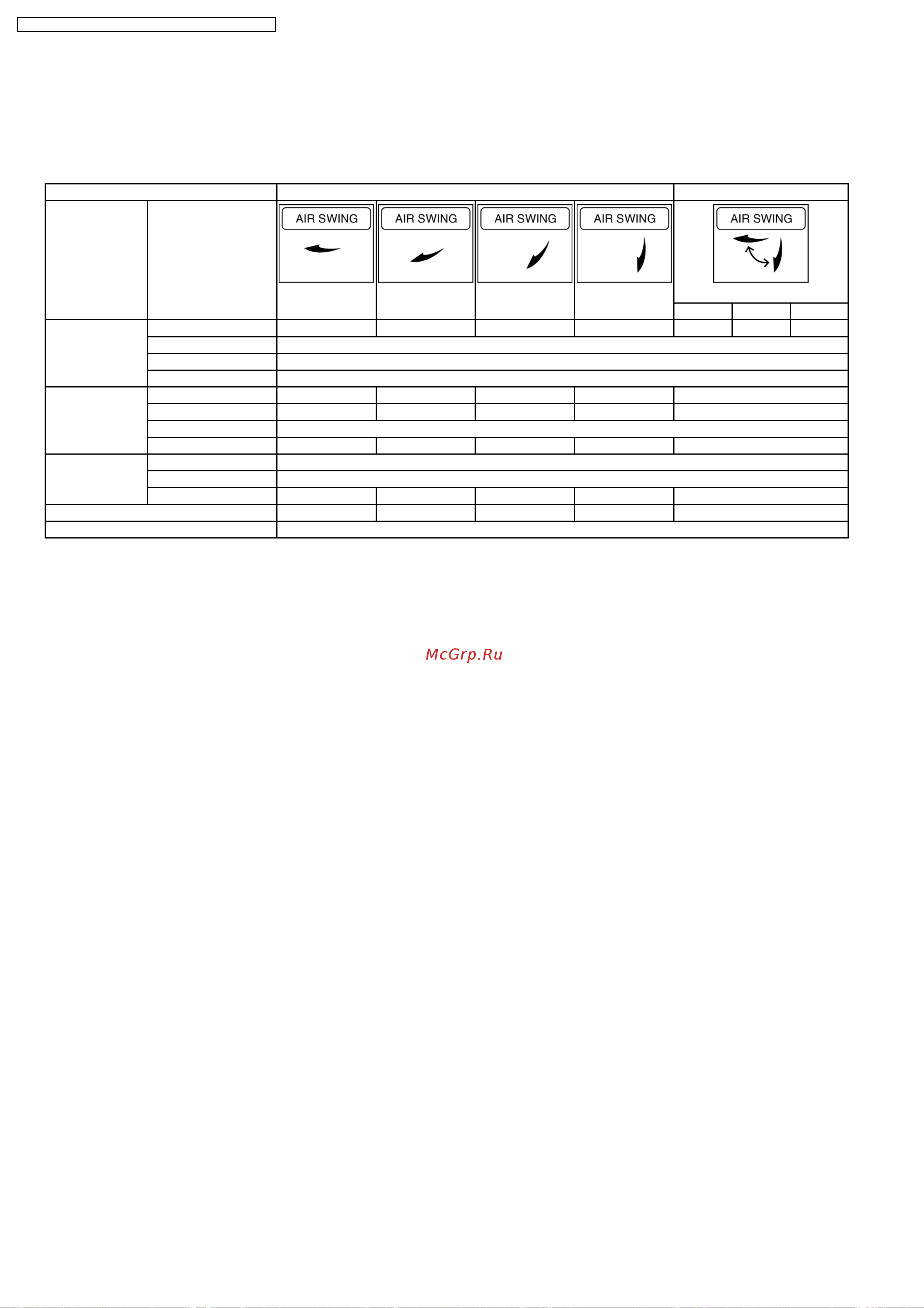 Panasonic CS-F28DB4E5 [30/112] Ceiling type louver control