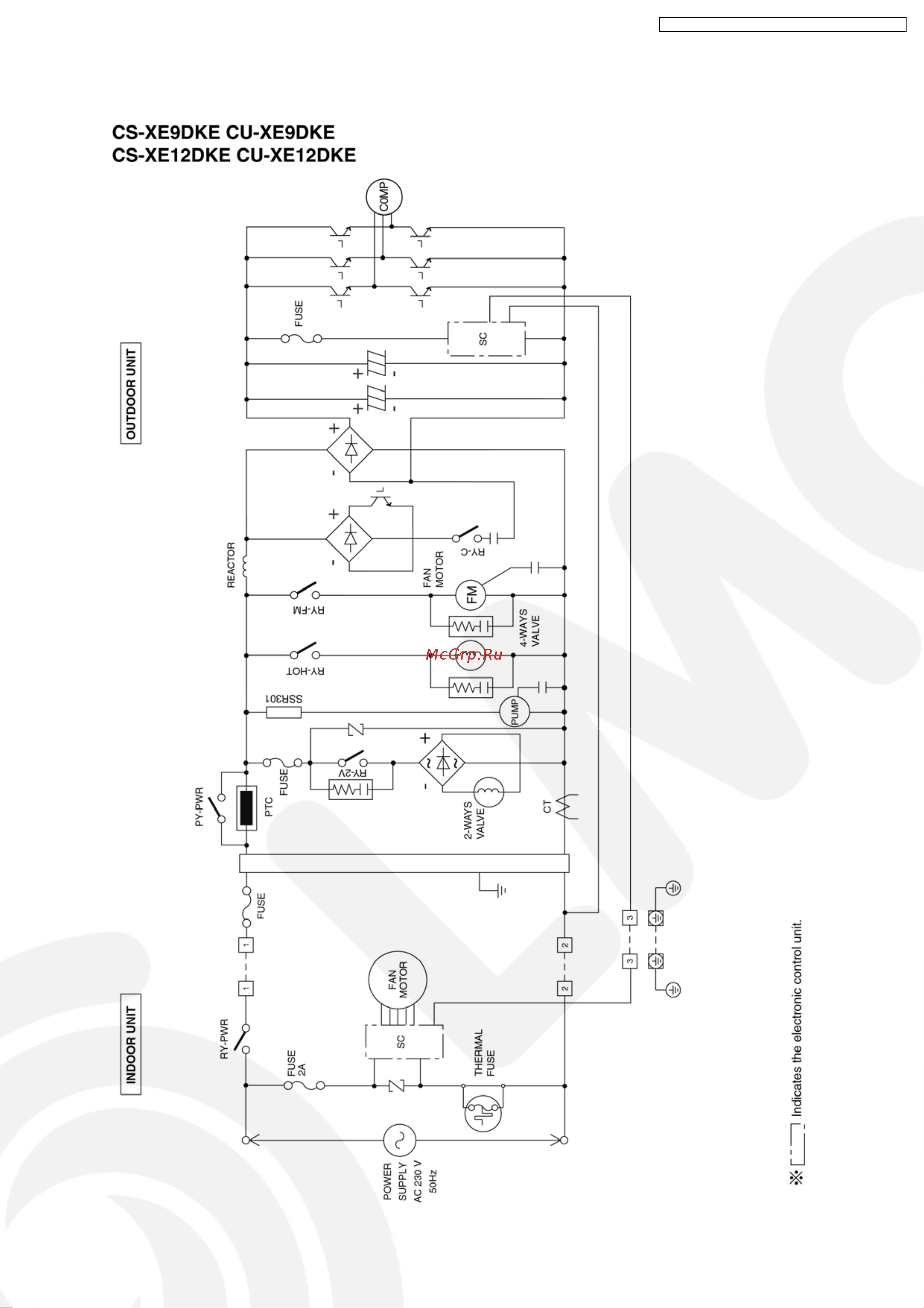 Panasonic CS-XE9DKE Сервис мануал онлайн [13/108] 9476