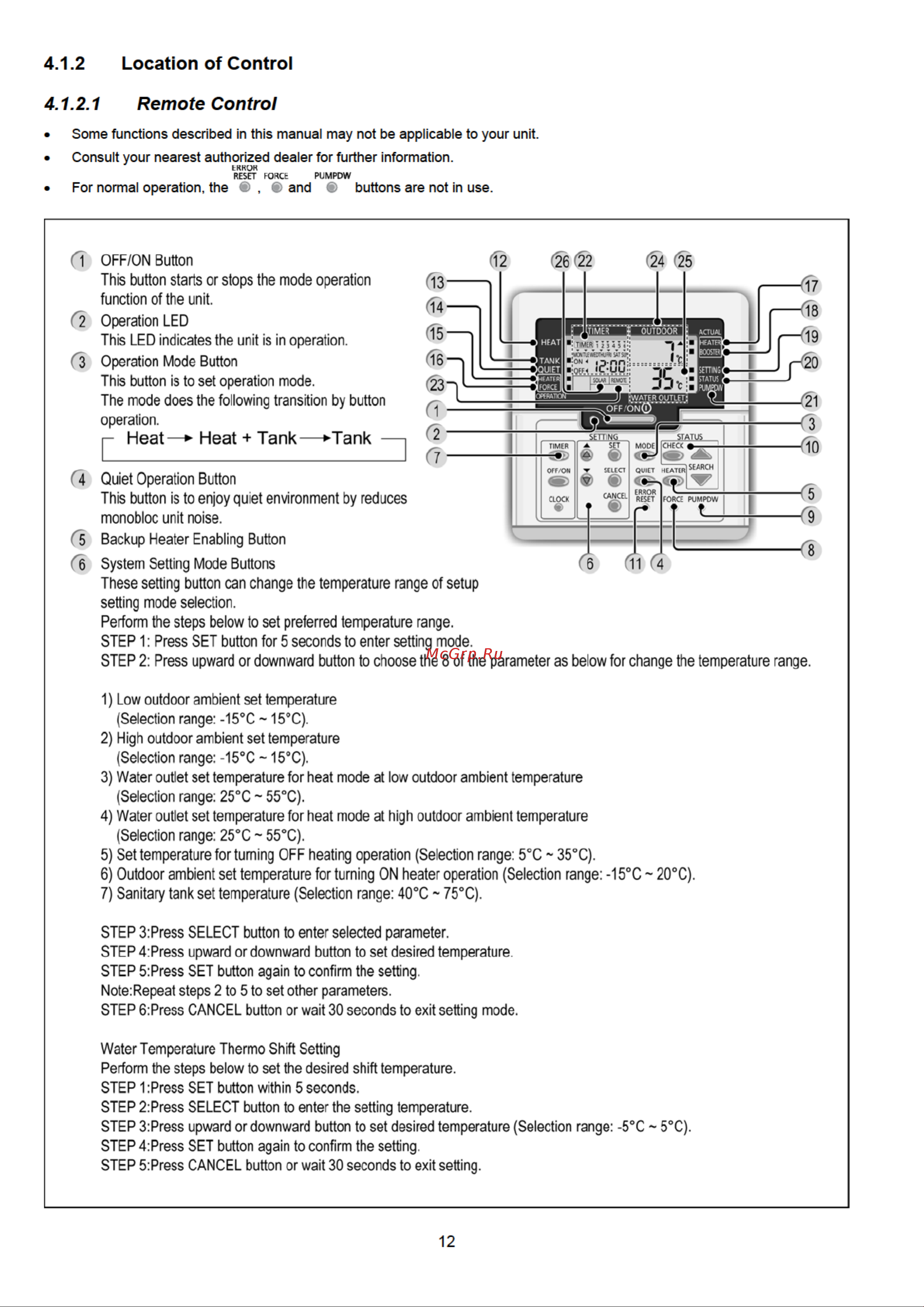 Panasonic WH-MXF09D3E8 Сервис мануал онлайн [12/118] 625657