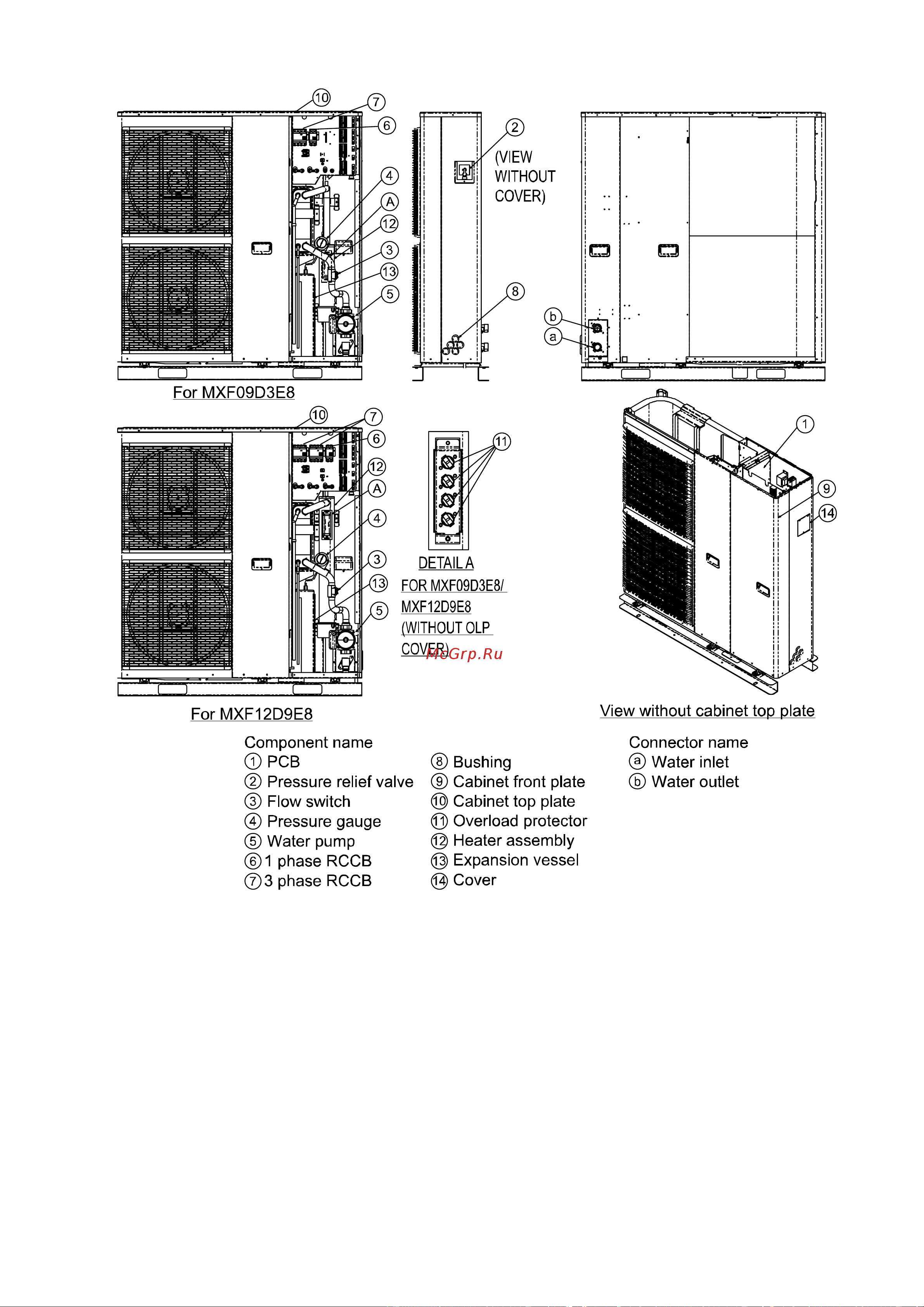 Panasonic WH-MXF12D3E8 Сервис мануал онлайн [35/118] 625658