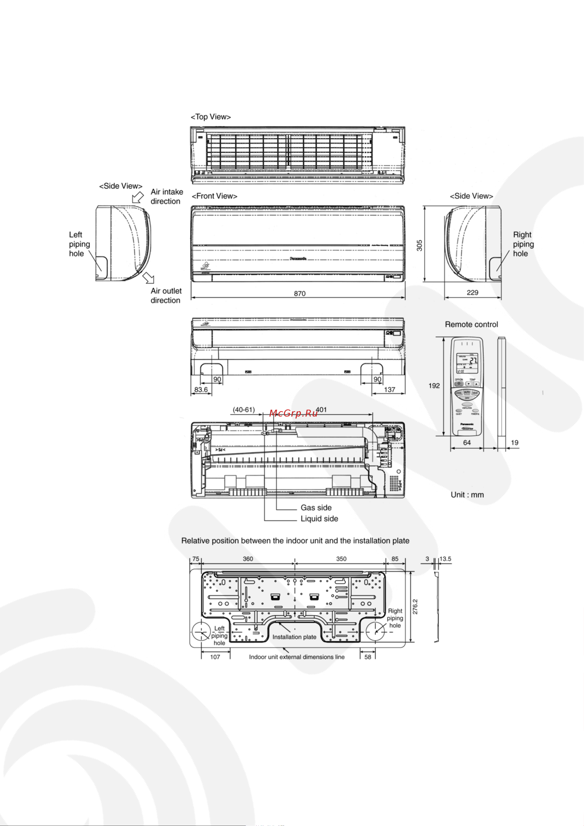 Panasonic CU-XE12EKE Сервис мануал онлайн [11/79] 625664