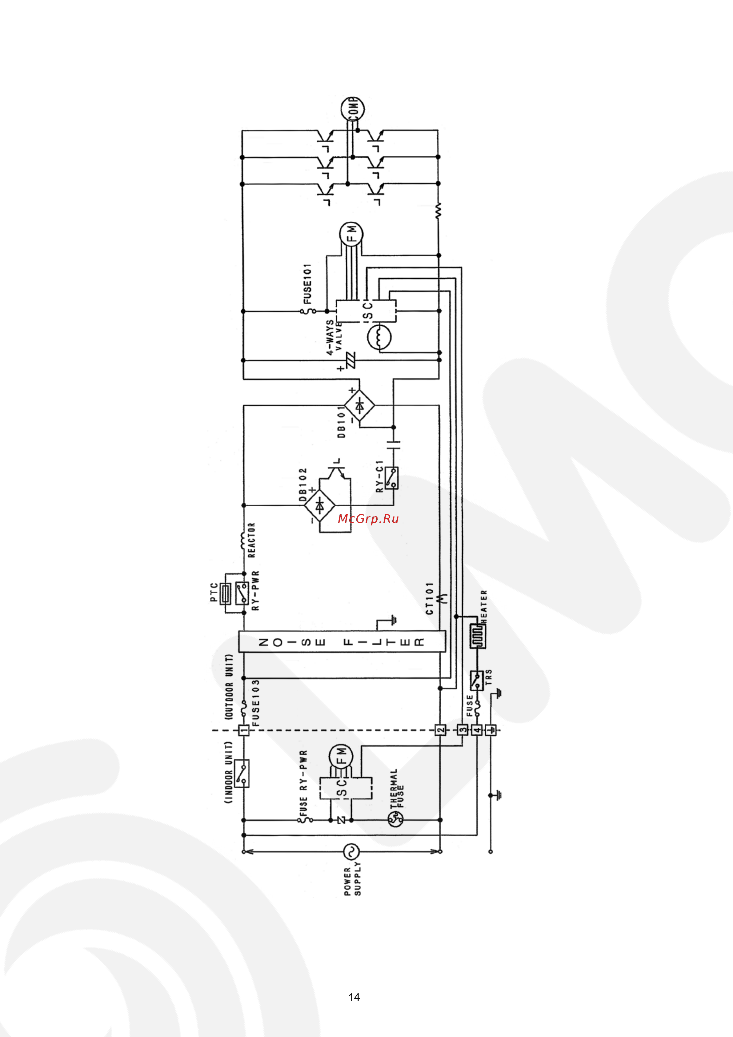 Panasonic CU-XE12EKE Сервис мануал онлайн [14/79] 625664