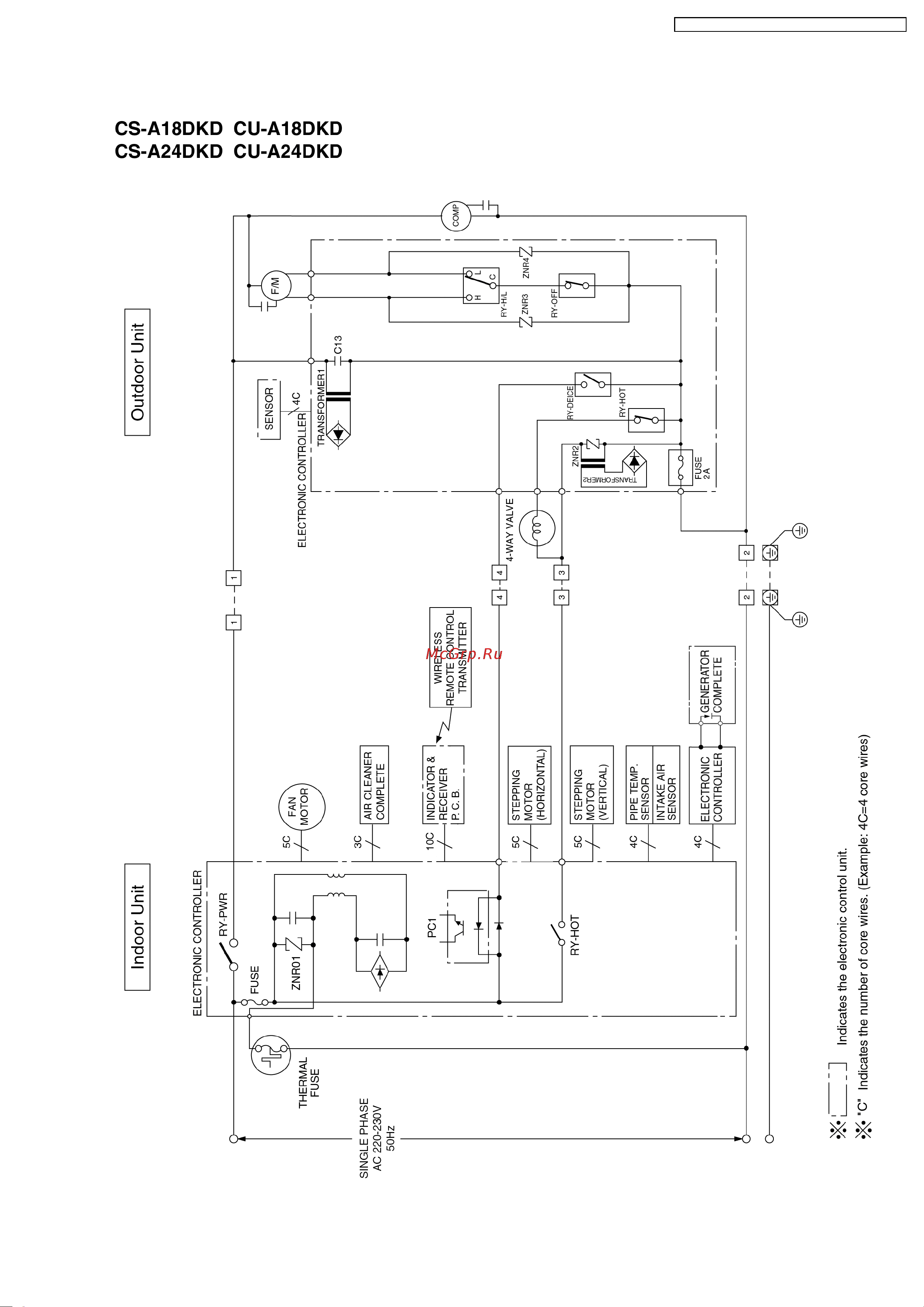 Panasonic CS-A24DKD Сервис мануал онлайн [13/86] 625673