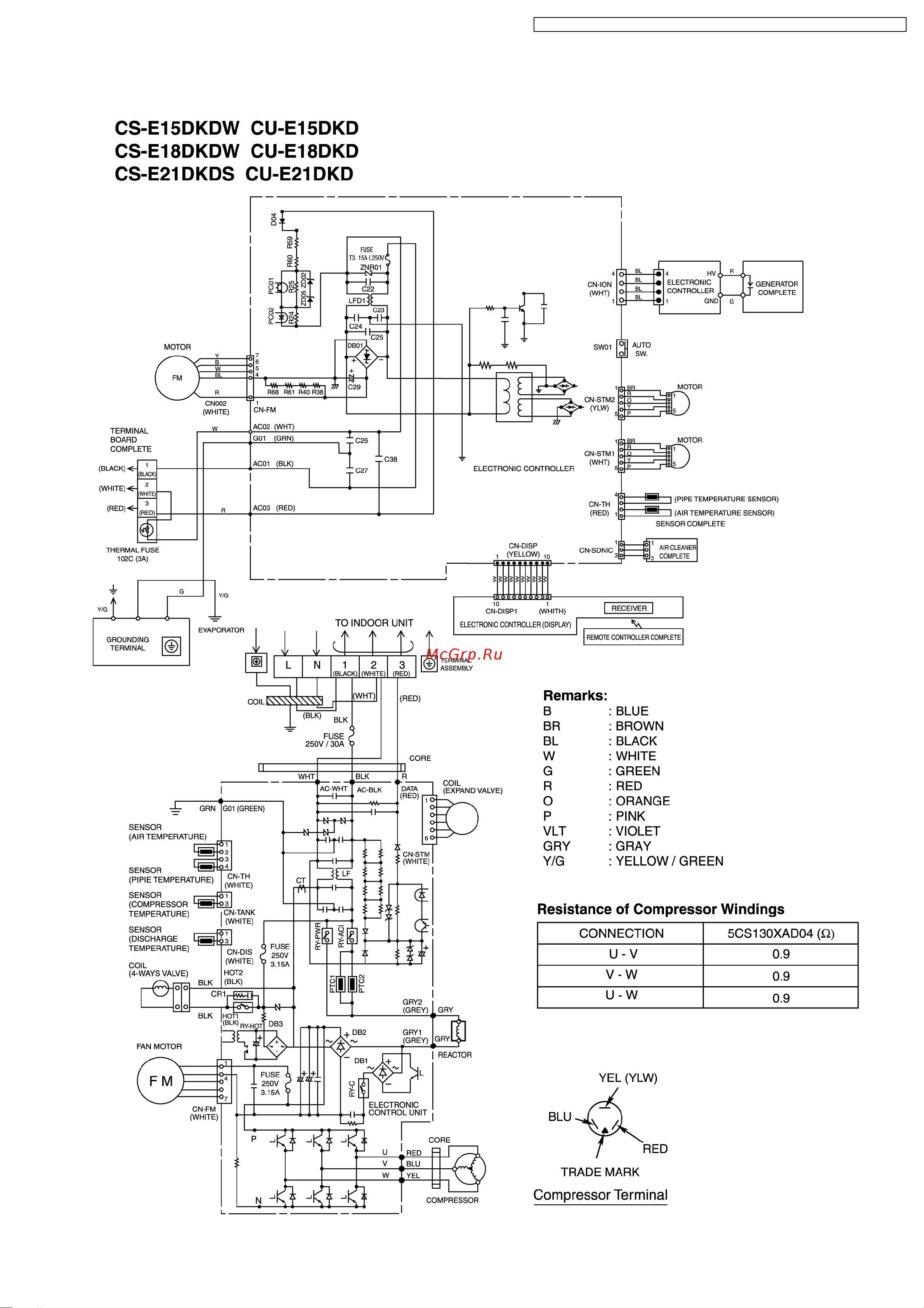 Panasonic CU-E18DKD Сервис мануал онлайн [17/122] 625691
