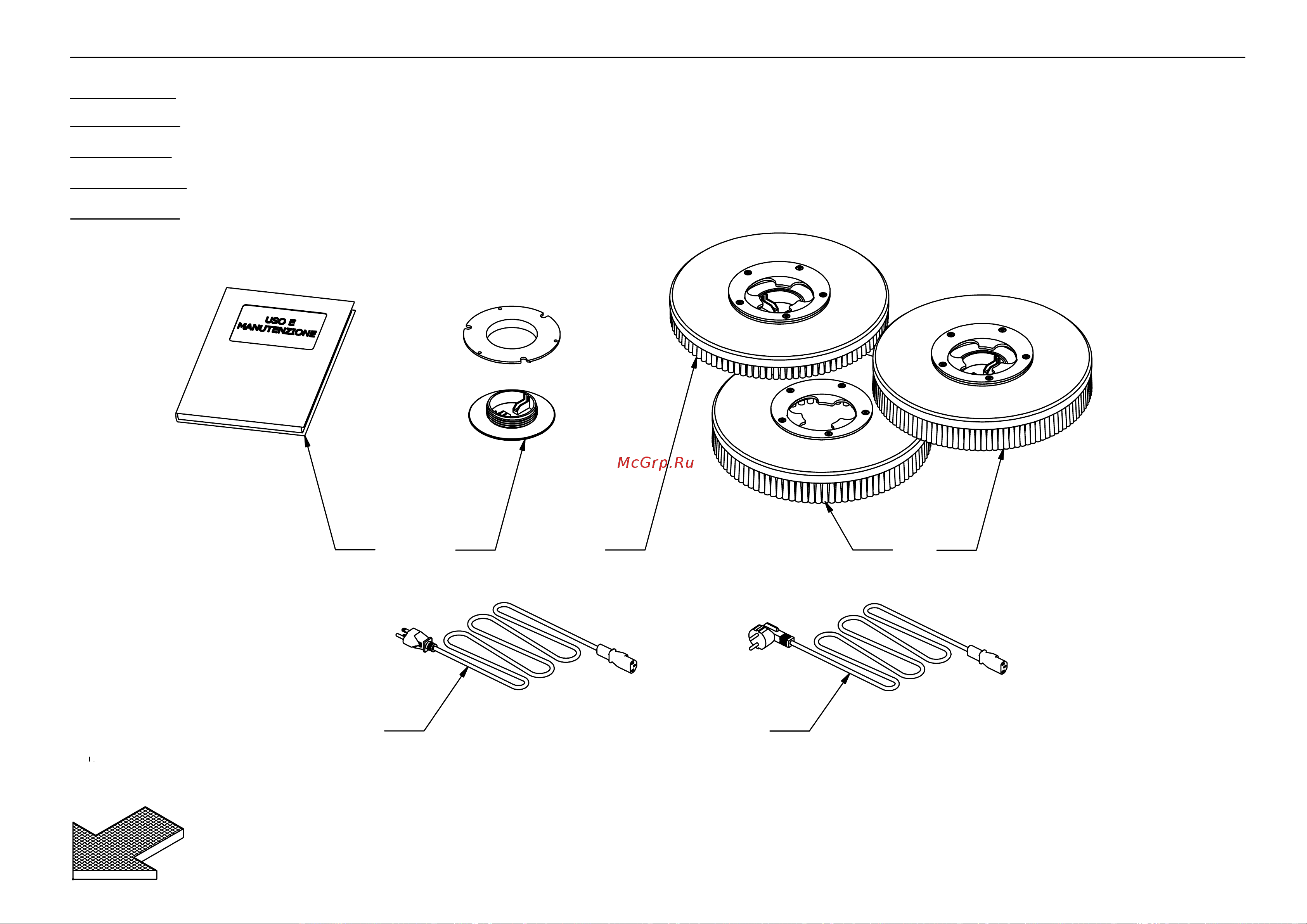 Comac Vispa 35B [24/27] Accessori