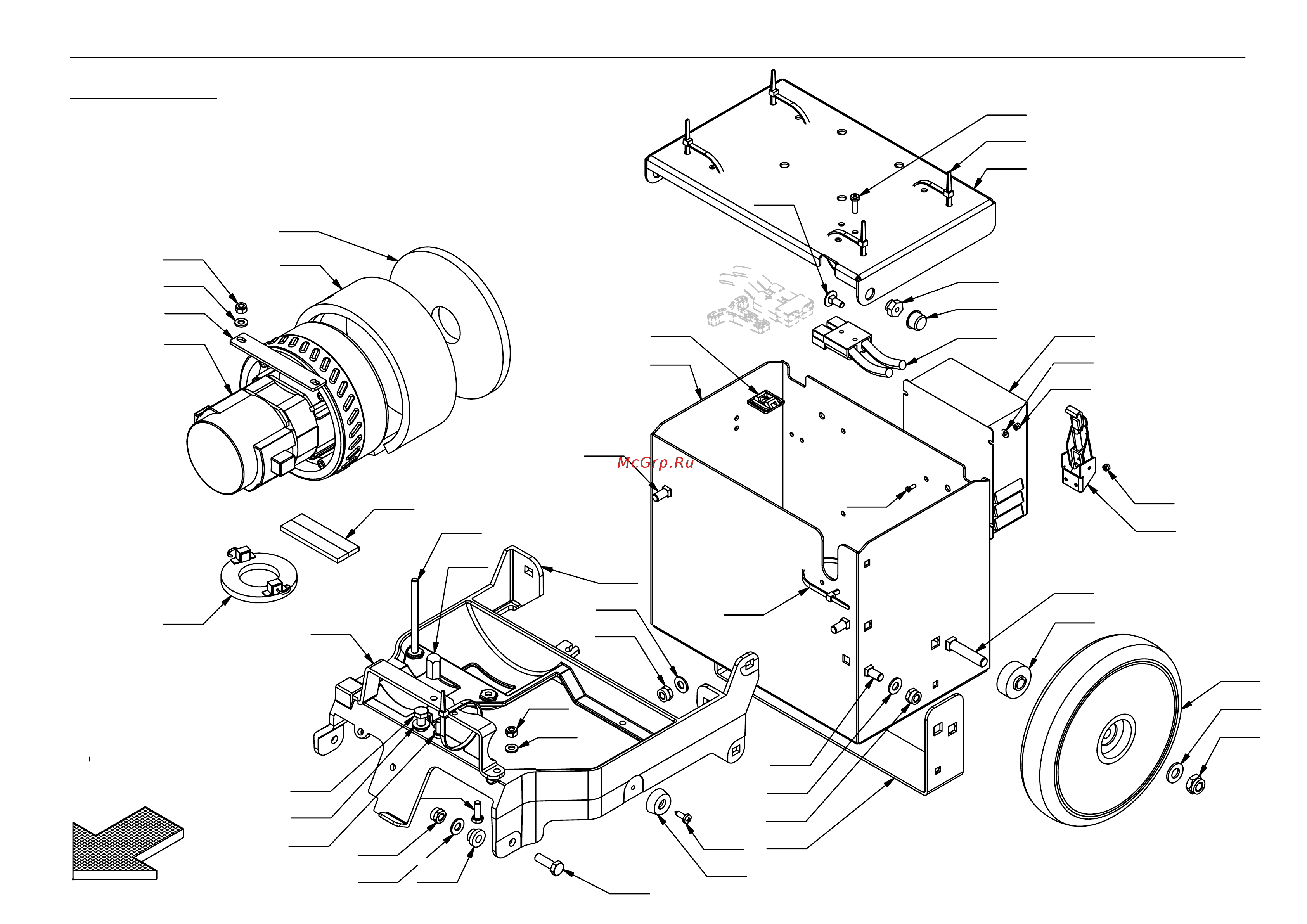 Comac Vispa 35B [8/27] Gruppo telaio