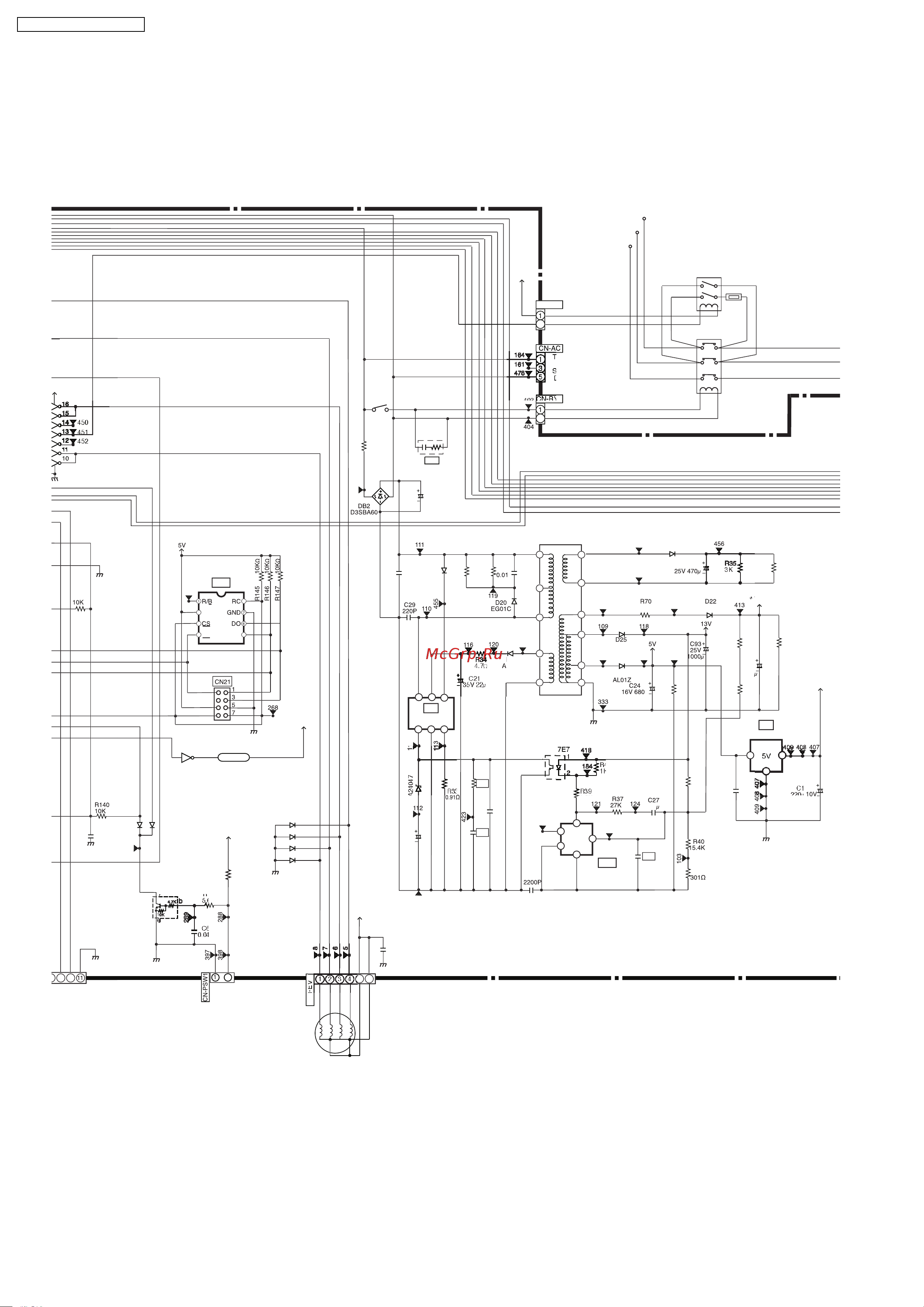 Panasonic CS-F50DB4E5 [102/110] Schematic diagram 3 5