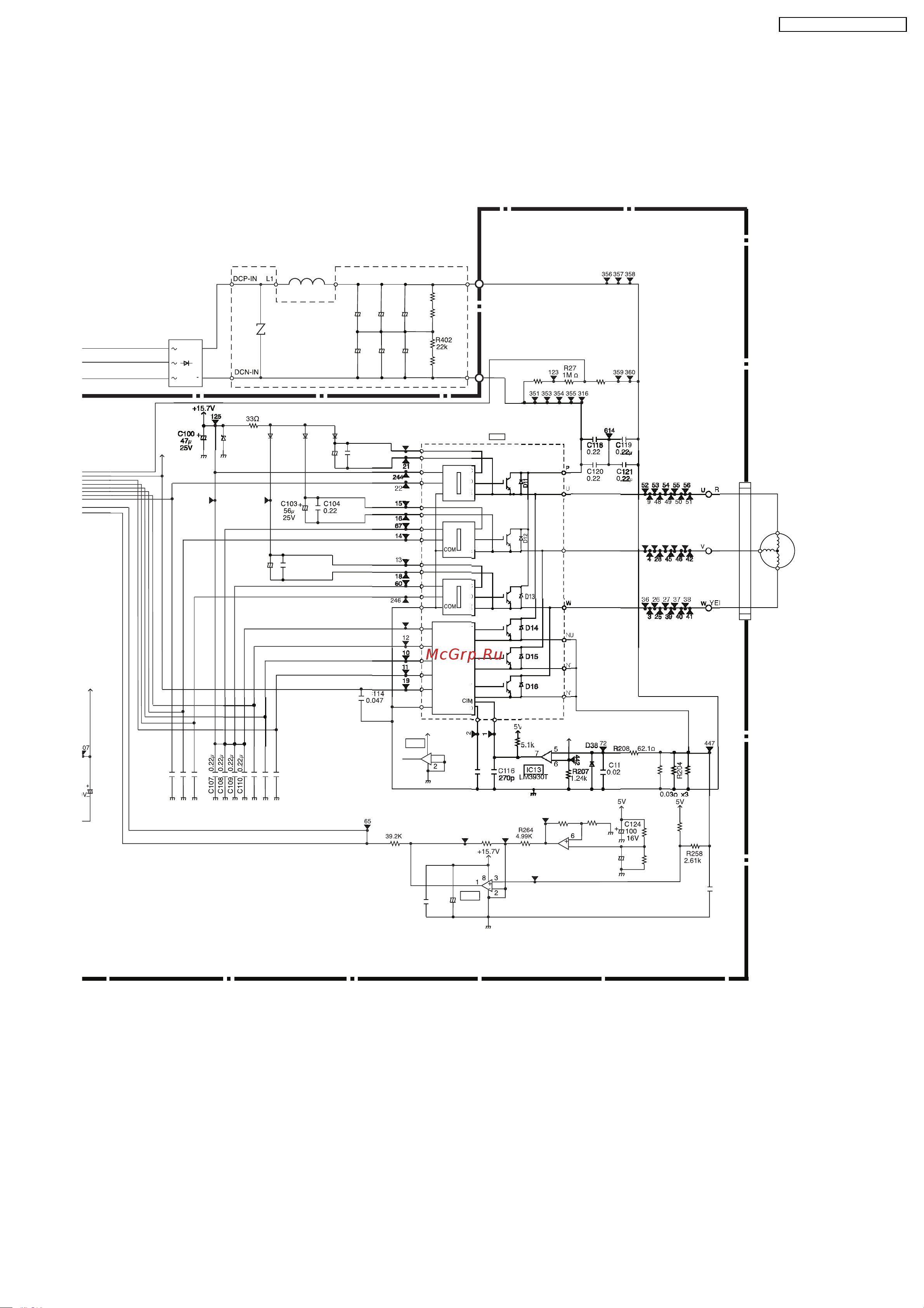 Panasonic CU-L50DBE8 [103/110] Schematic diagram 4 5