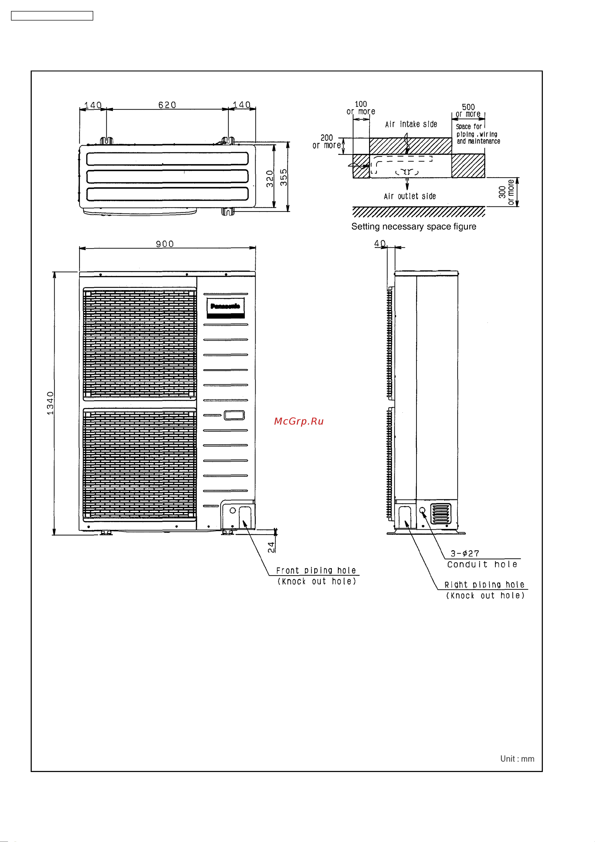 Panasonic CS-F50DB4E5 Сервис мануал онлайн [14/110] 77158