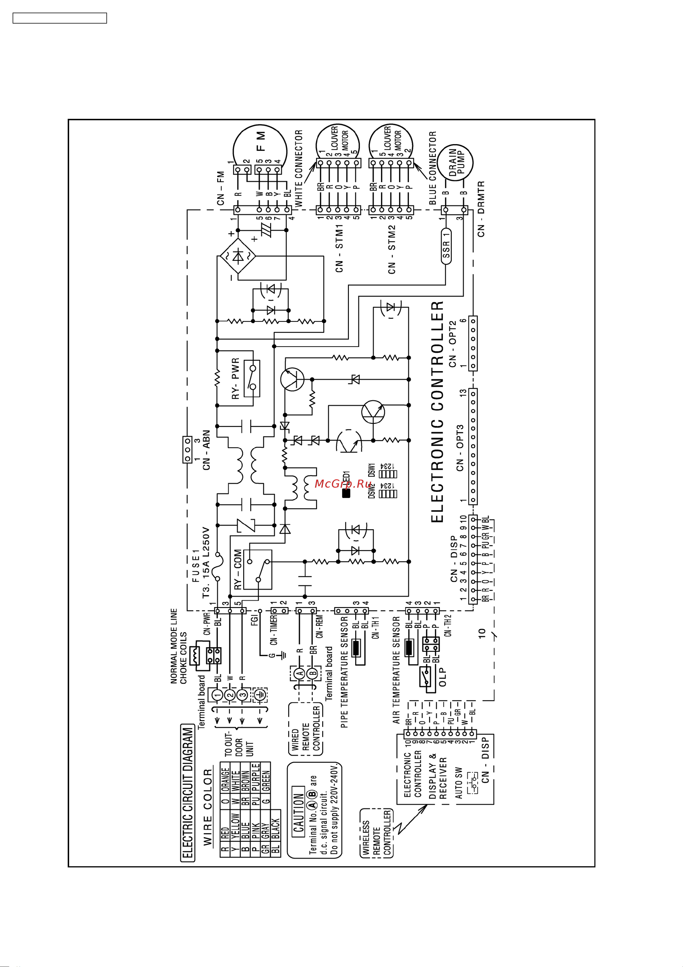 Panasonic CU-L50DBE8 [18/110] Wiring diagram