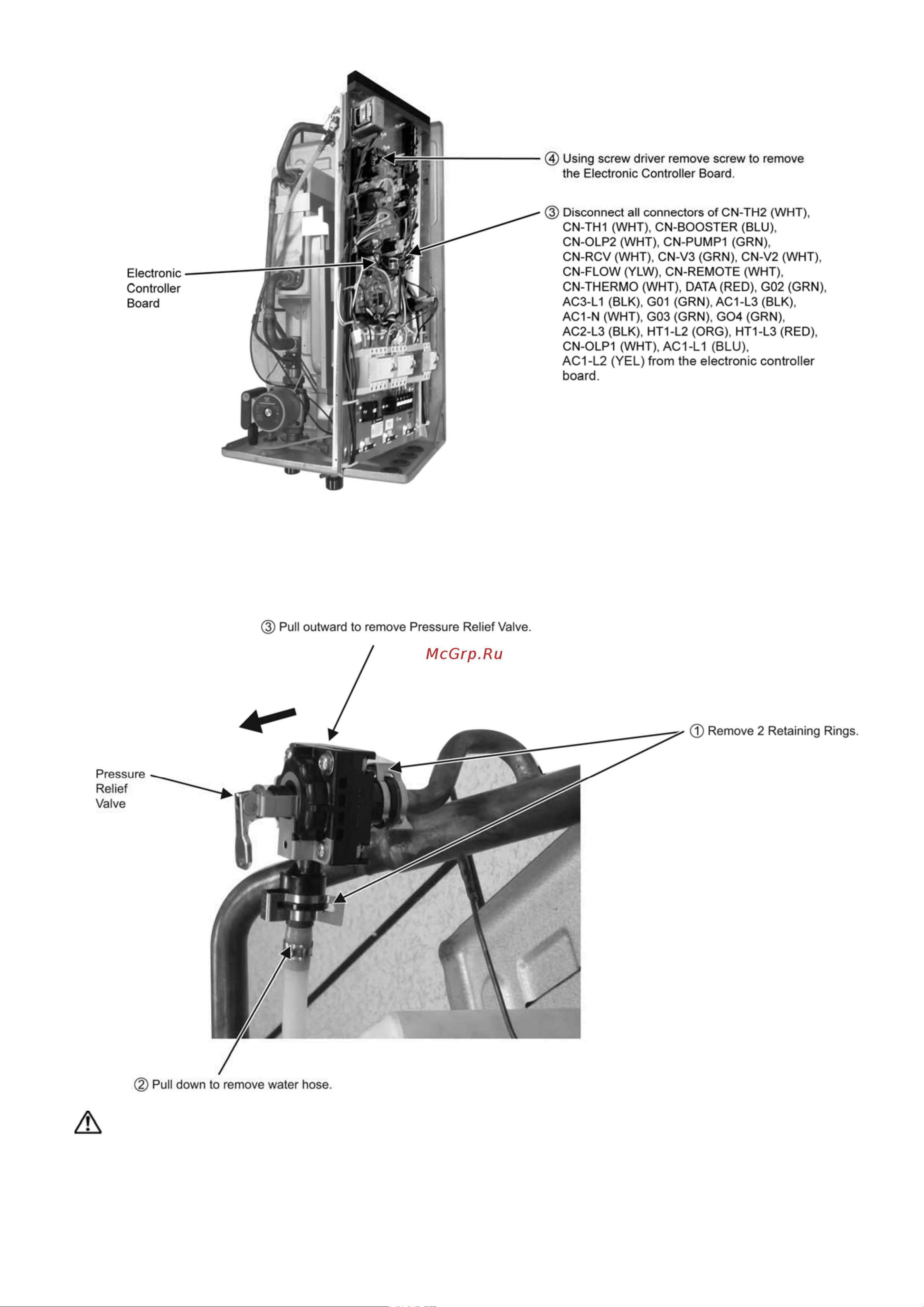 Panasonic WH-SDF16C9E8 [107/125] To remove pressure relief valve flow switch water pump and bottle complete