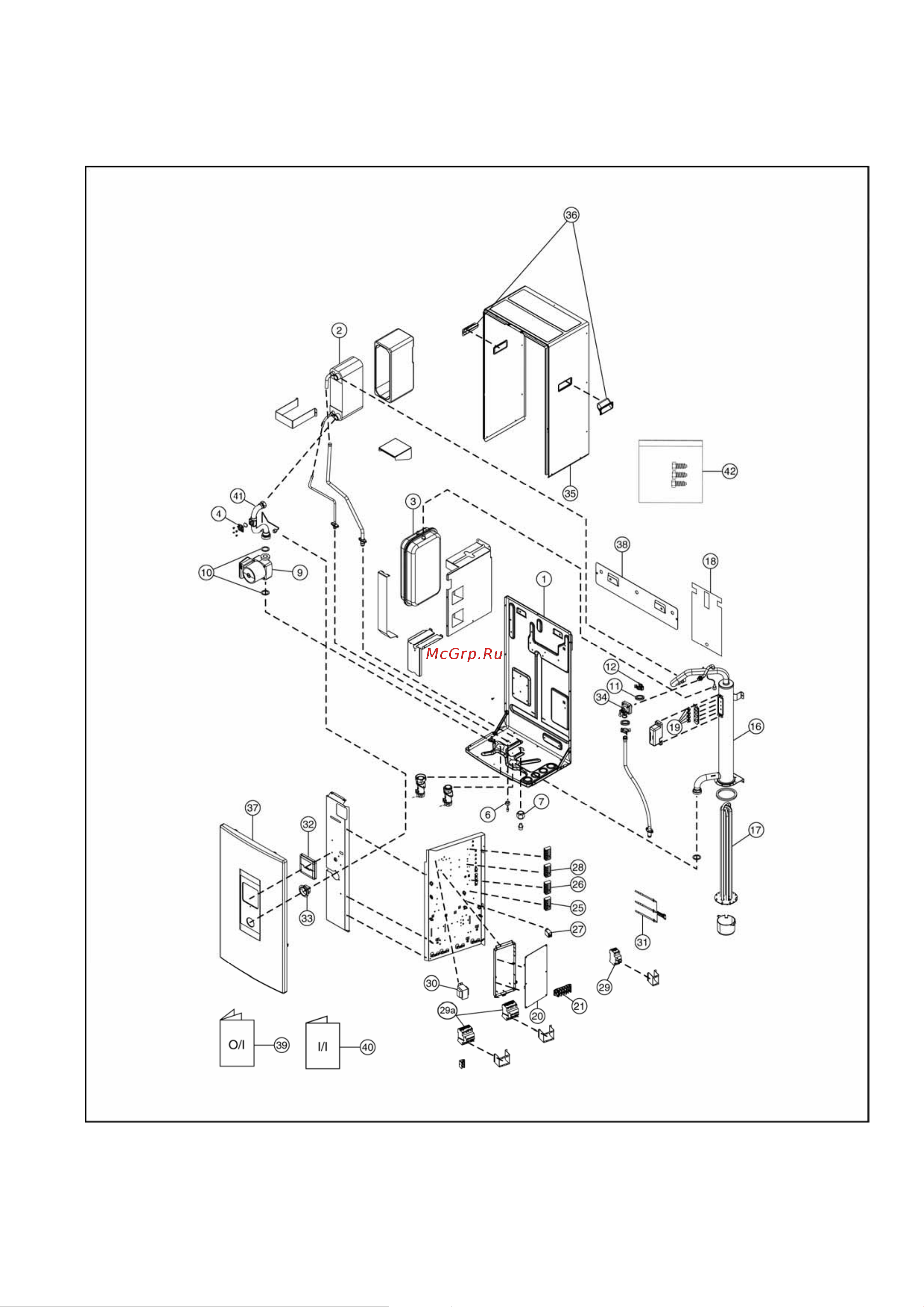 Panasonic WH-SDF16C9E8 [119/125] Exploded view and replacement parts list