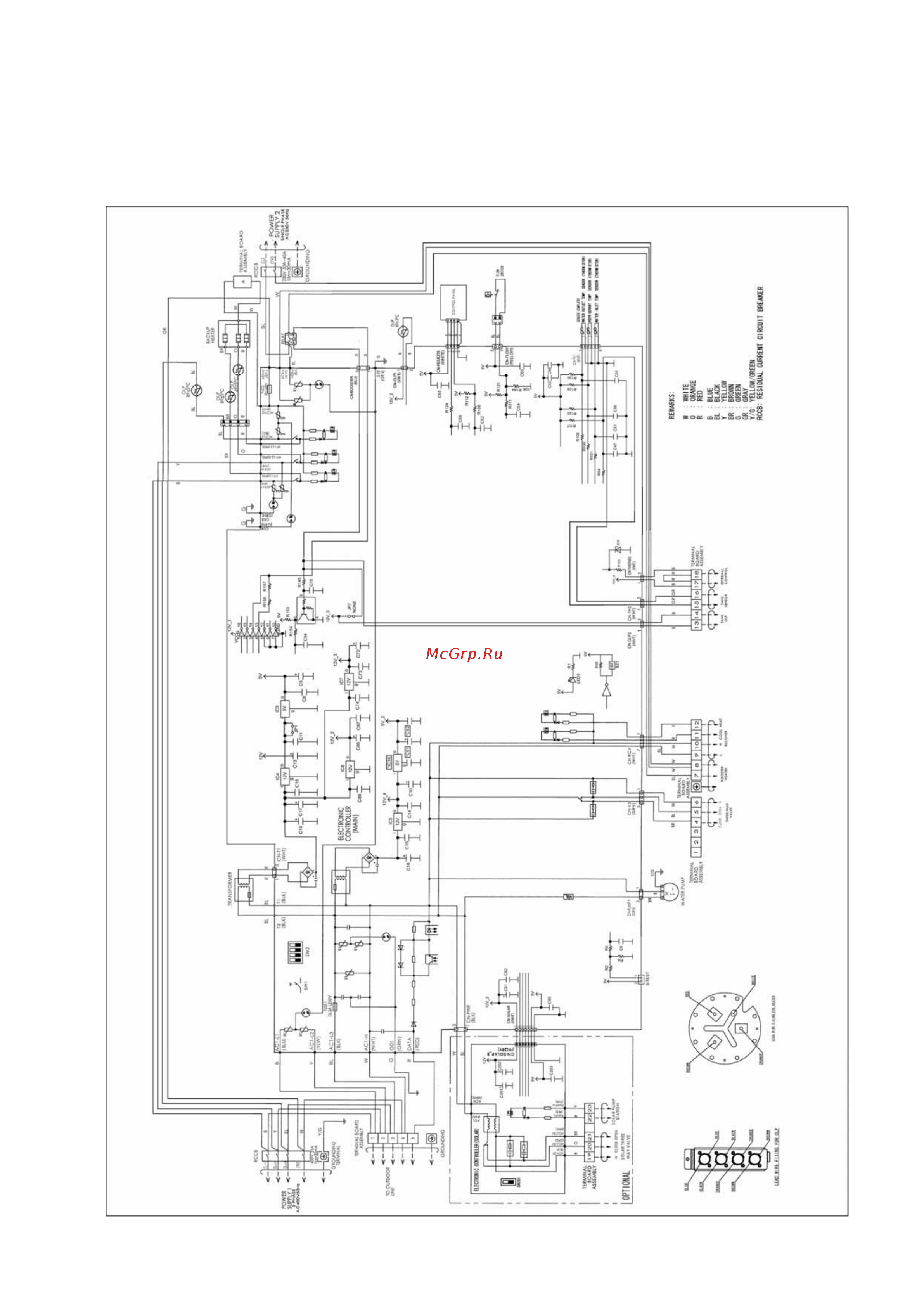 Panasonic WH-SDF16C9E8 [29/125] Electronic circuit diagram