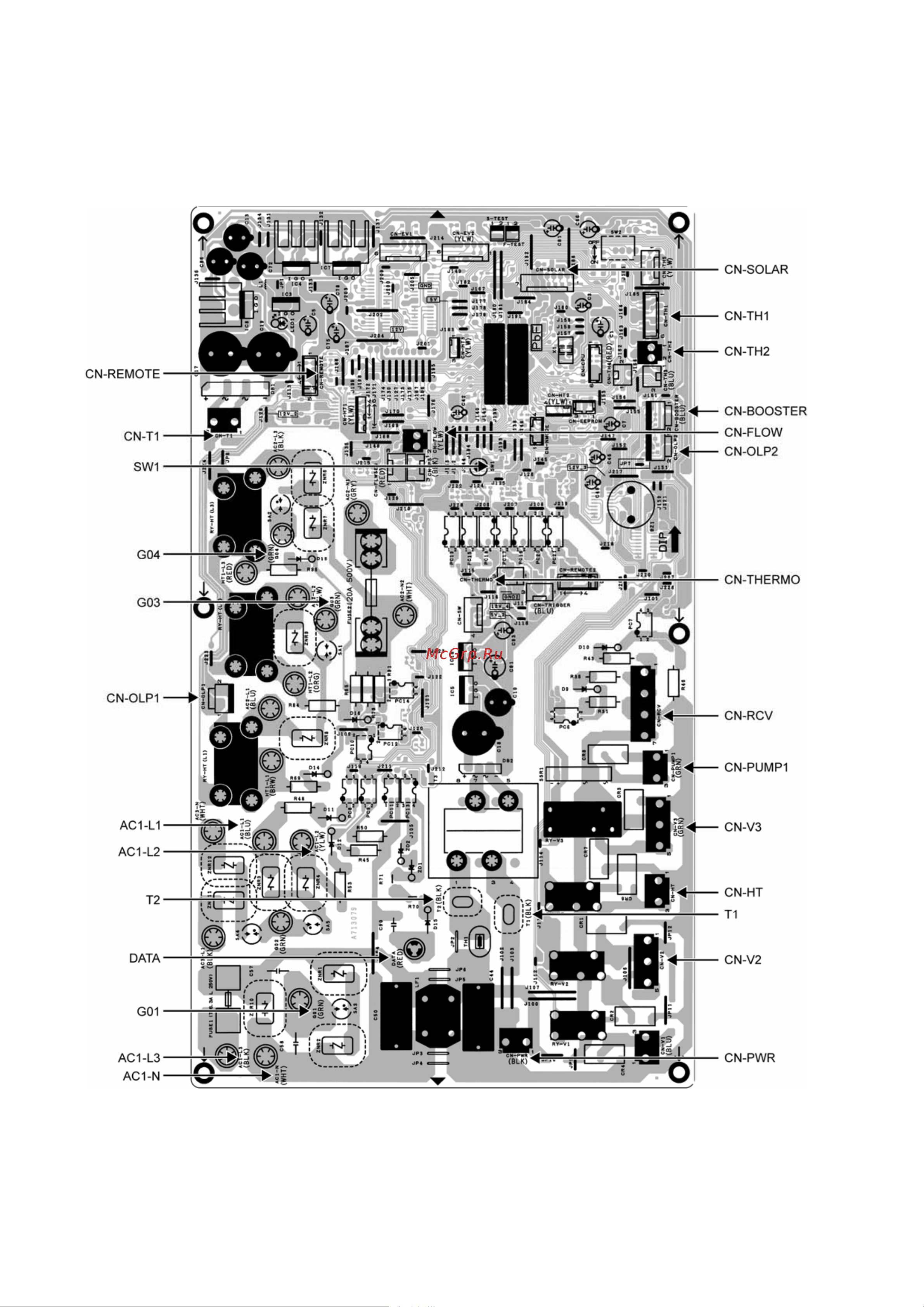 Panasonic WH-SDF16C9E8 [32/125] Printed circuit board