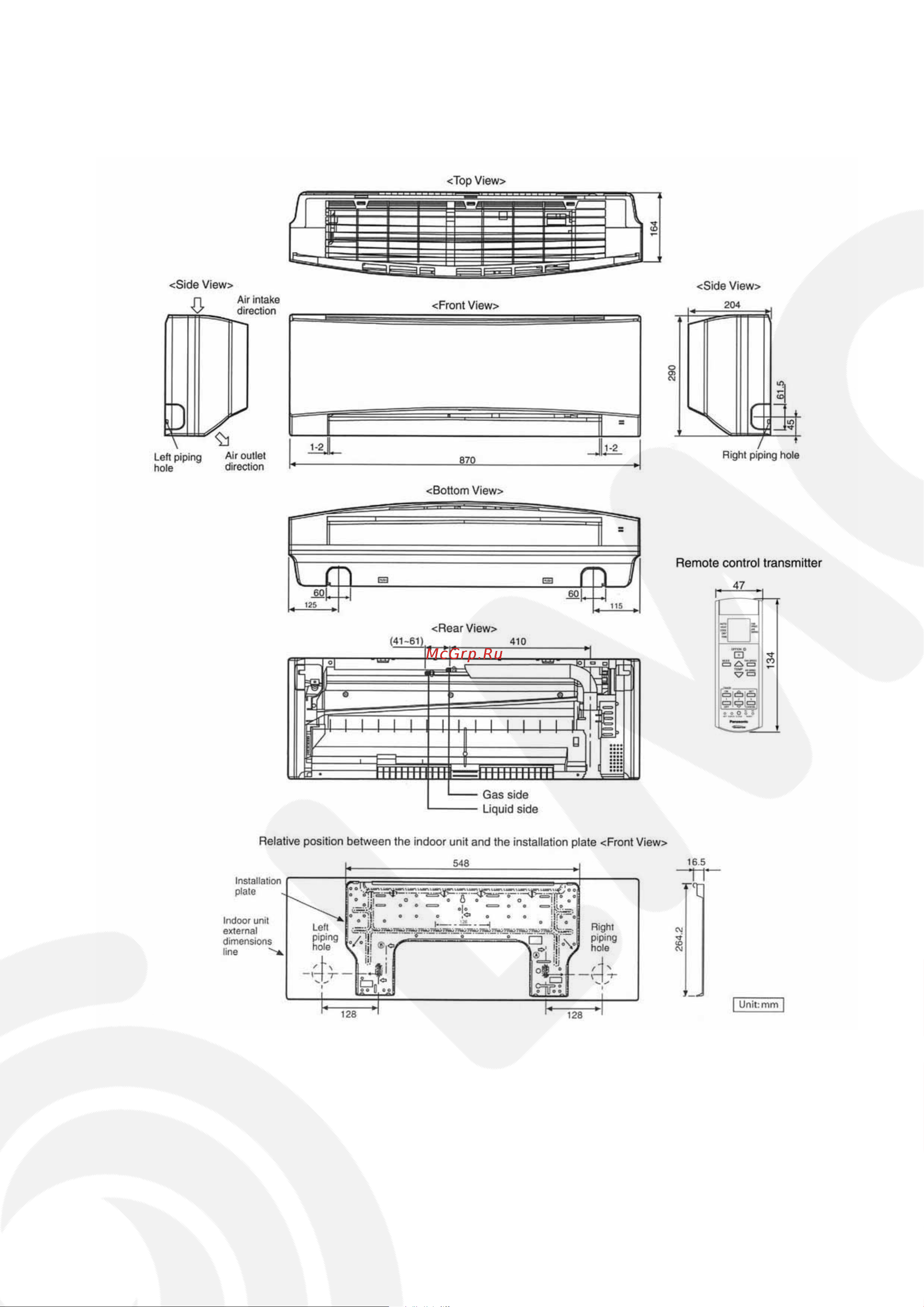 Panasonic CS-CE9JKE Сервис мануал онлайн [13/84] 625843