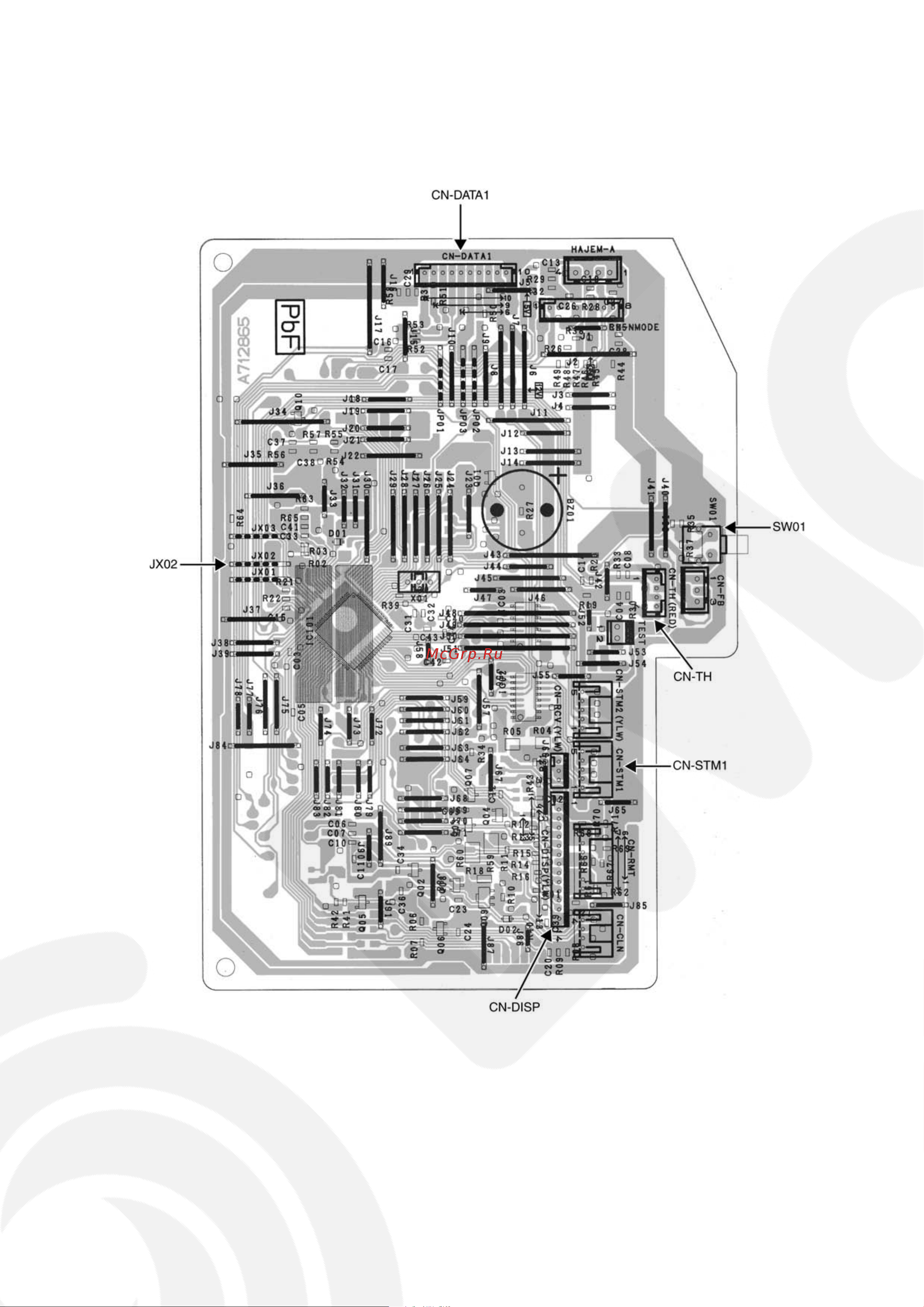 Panasonic CS-CE12JKE [21/84] Printed circuit board