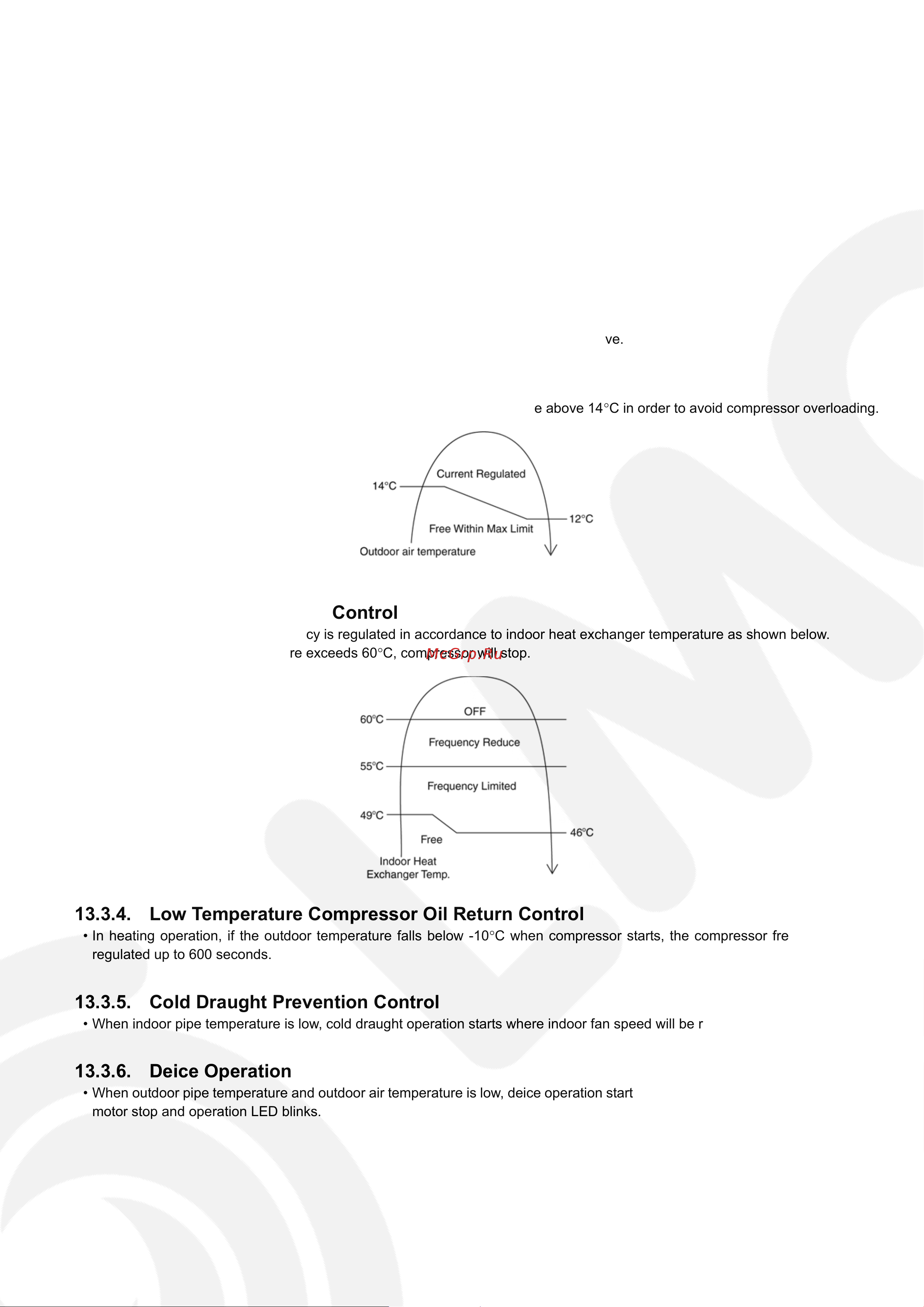 Panasonic CU-CE12JKE [37/84] Protection control for heating operation