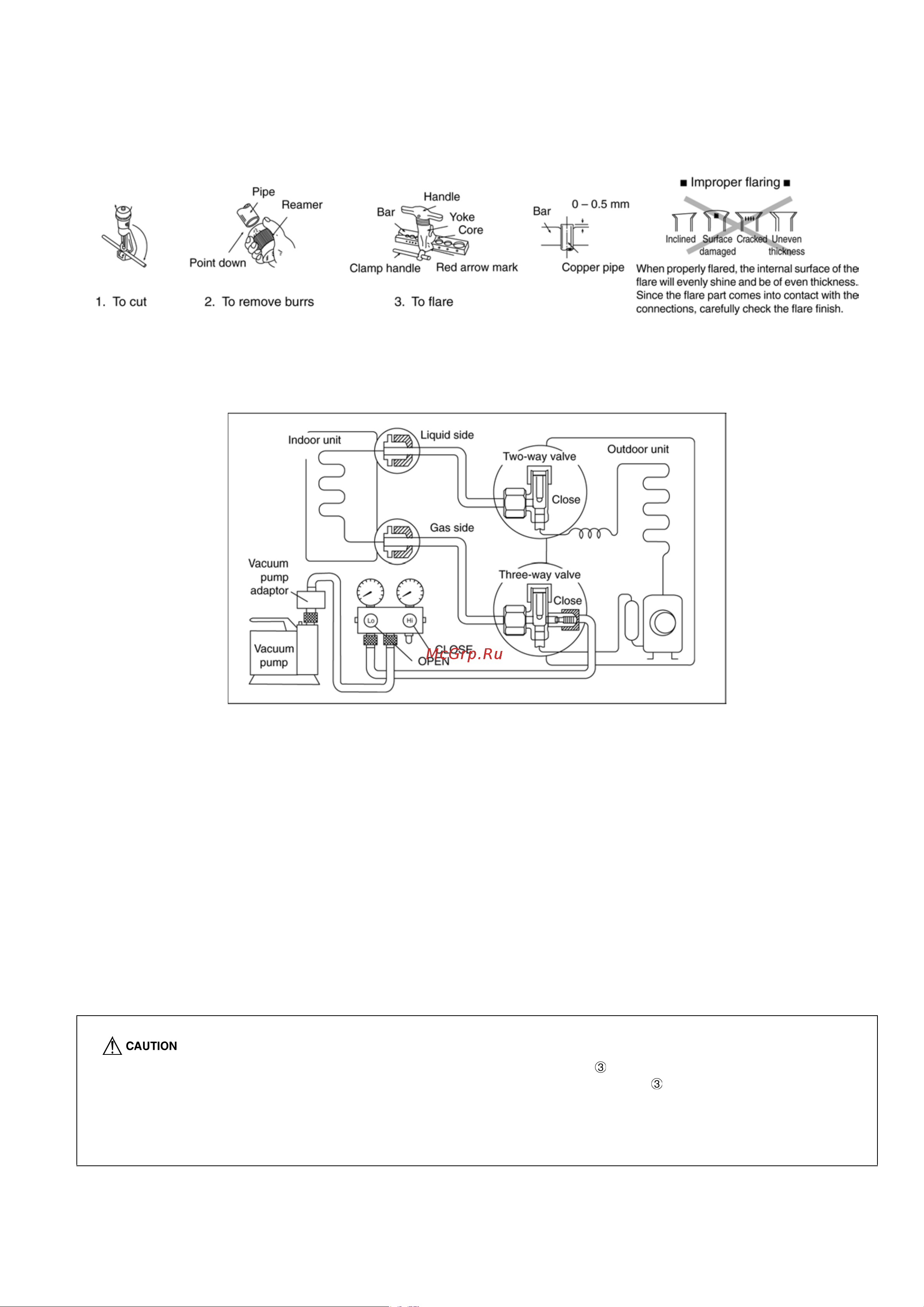 Panasonic WH-UD09CE5-A [59/146] Evacuation of the equipment