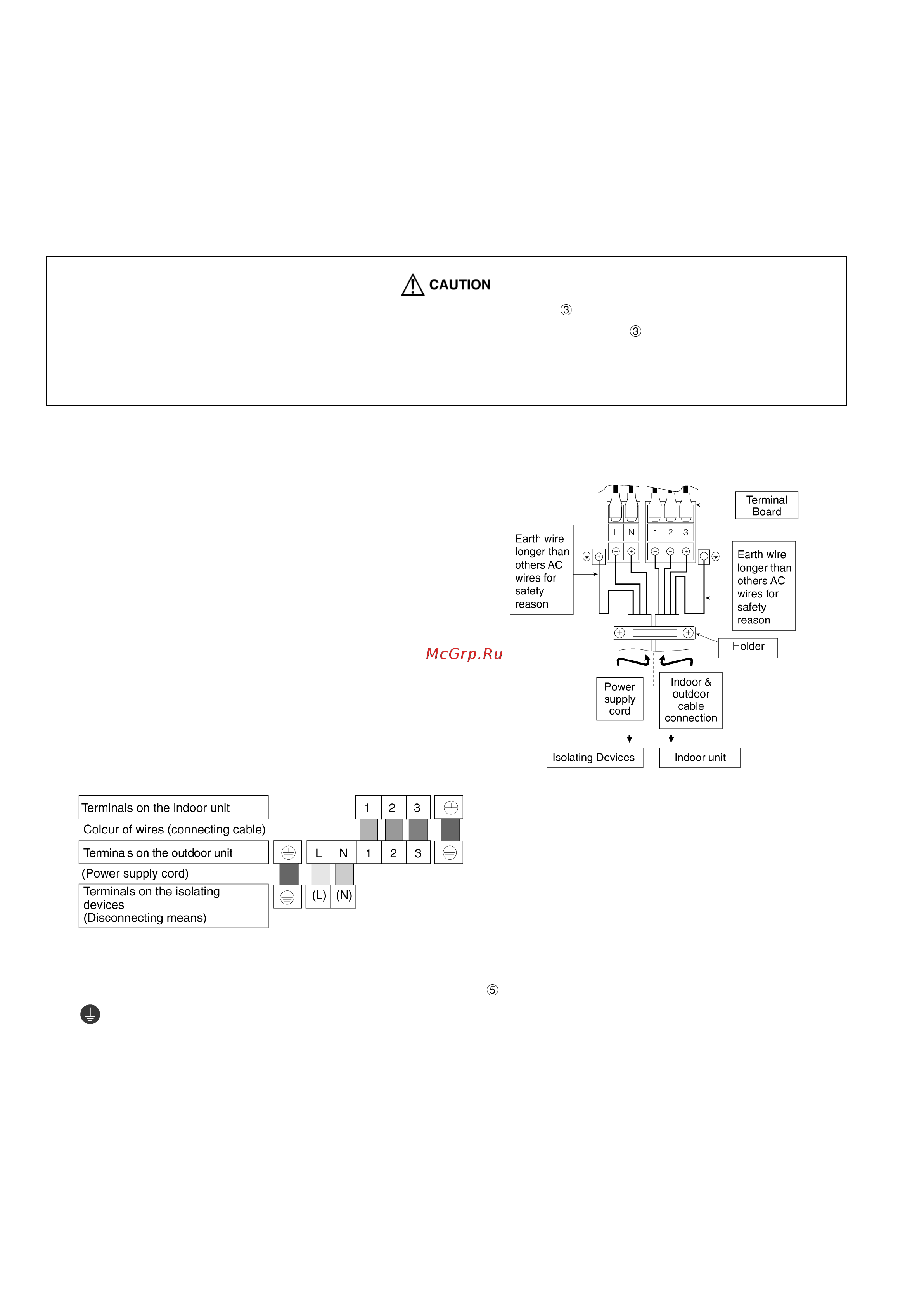 Panasonic CS-CE9LKE / CU-CE9LKE [30/85] Connect the cable to the outdoor unit